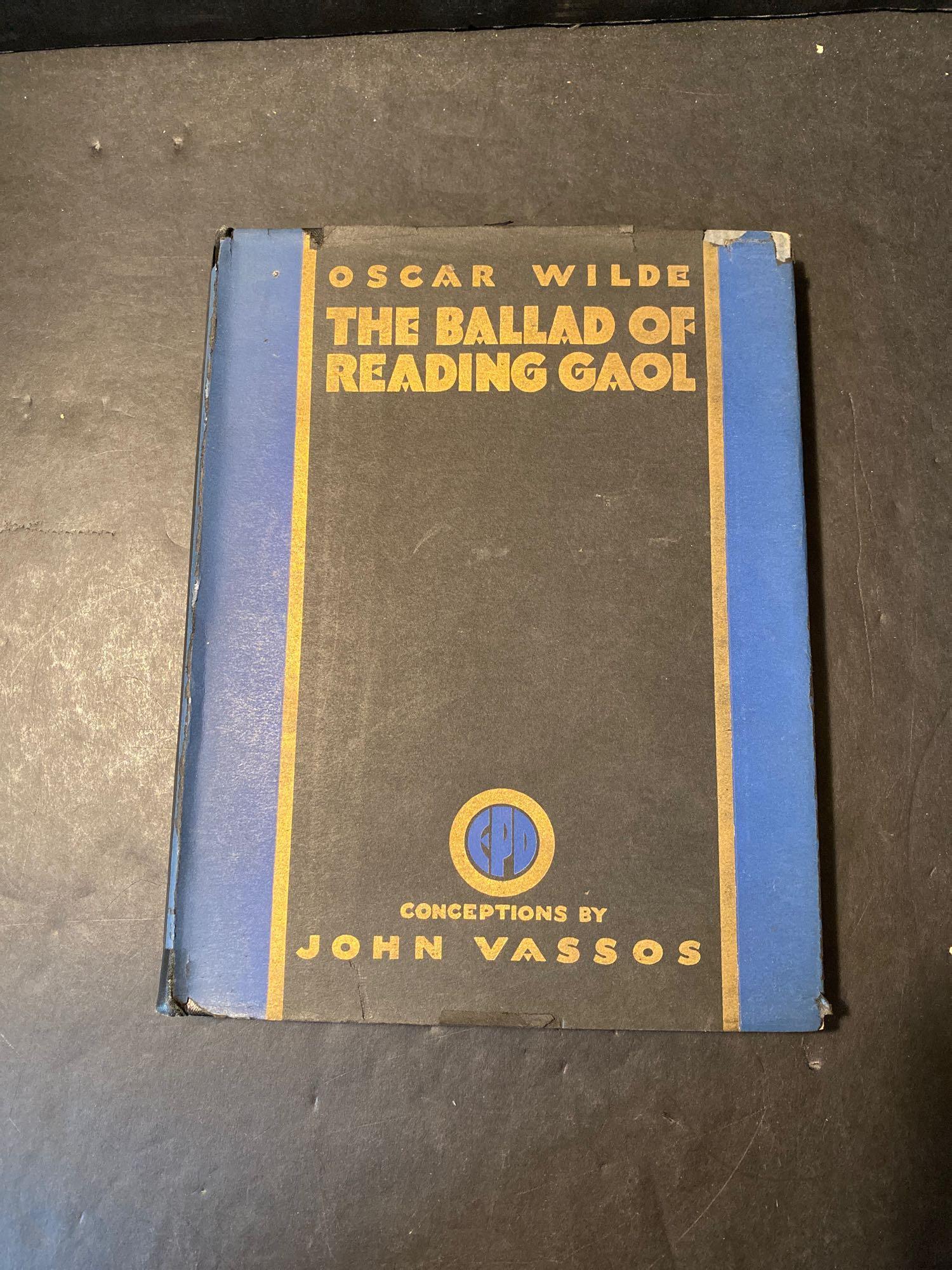 Oscar Wilde: The Ballad Of Reading Gaol: "The Ballad of Reading Gaol" by Oscar Wilde, Conceptions by John Vassos, 1928.