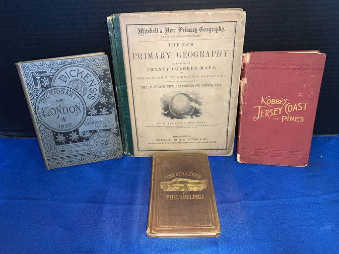 Four Books Of Maps And Tourist Guides