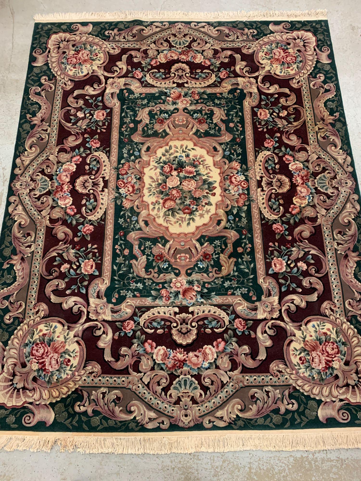 Aubusson Style Rm-size Carpet, 9ft 9in x 7ft 9in (1 of 6)