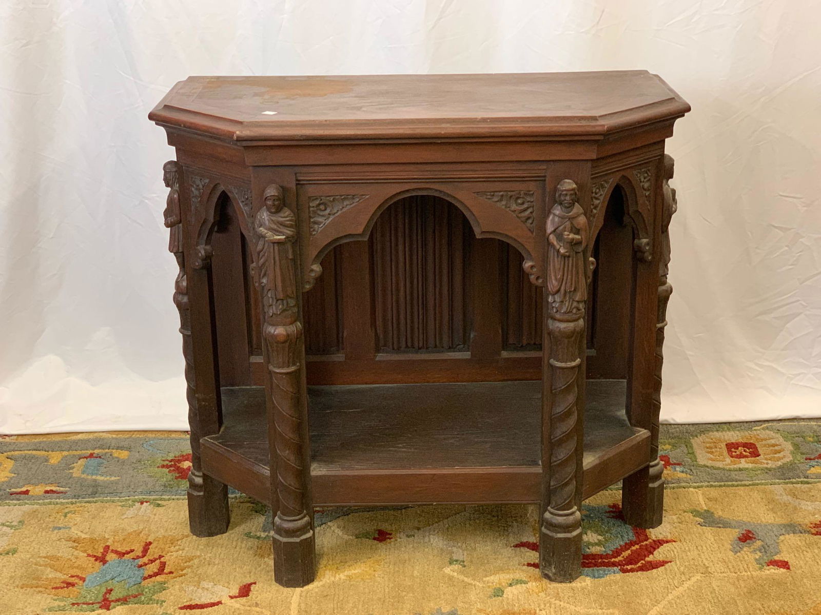 Continental Gothic Revival Hall Table (1 of 5)