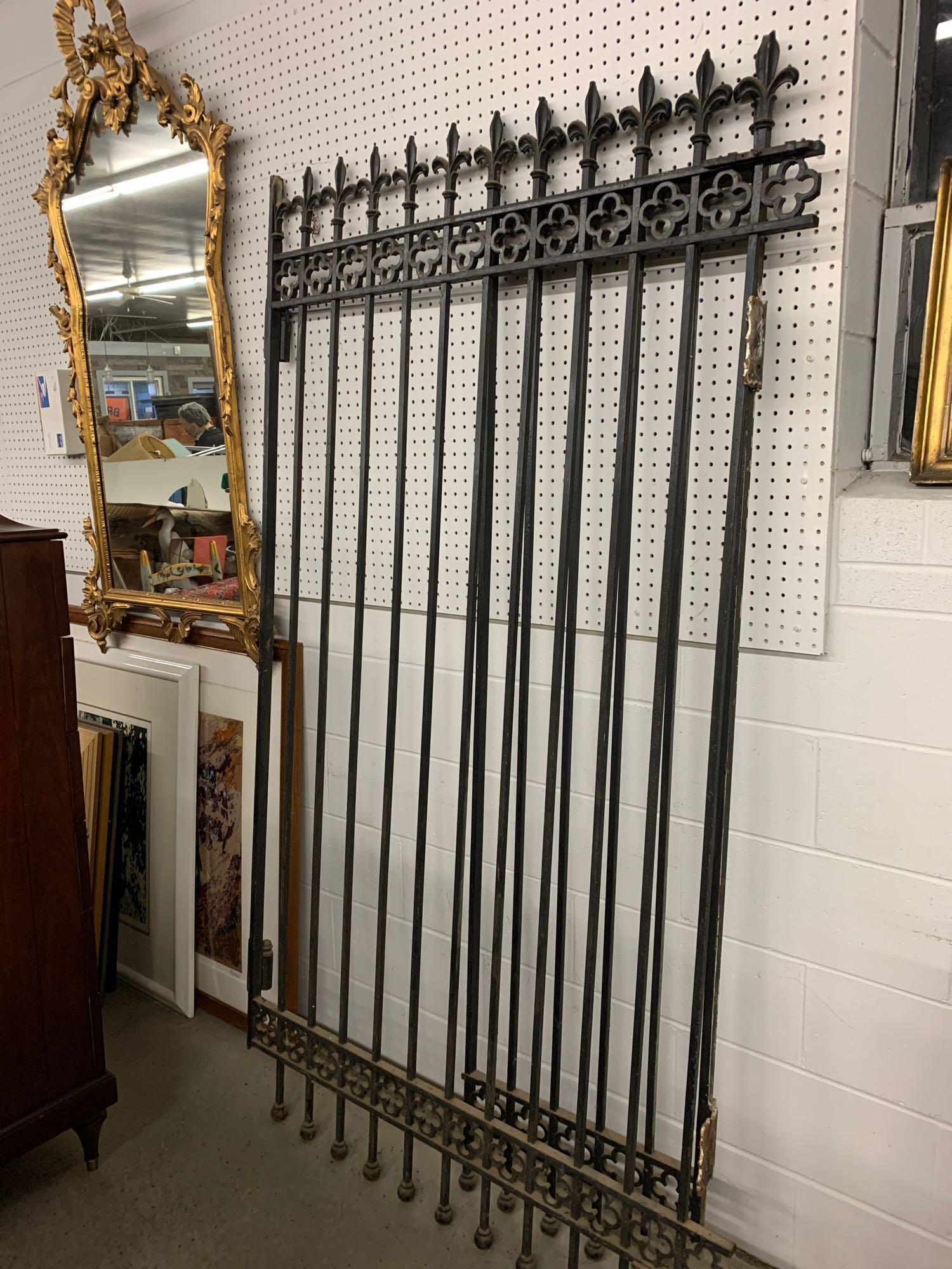 Two-part Wrought Iron Entry Gate (1 of 5)
