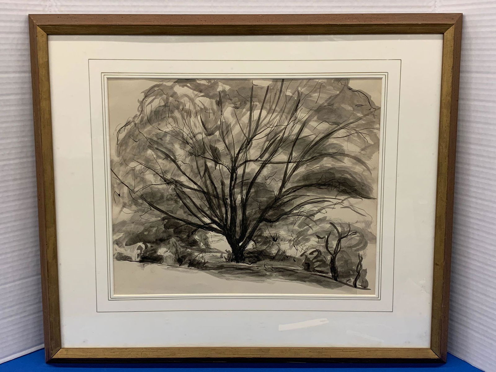 Ben Solowey. Ink Wash, The Great Willow (1 of 4)