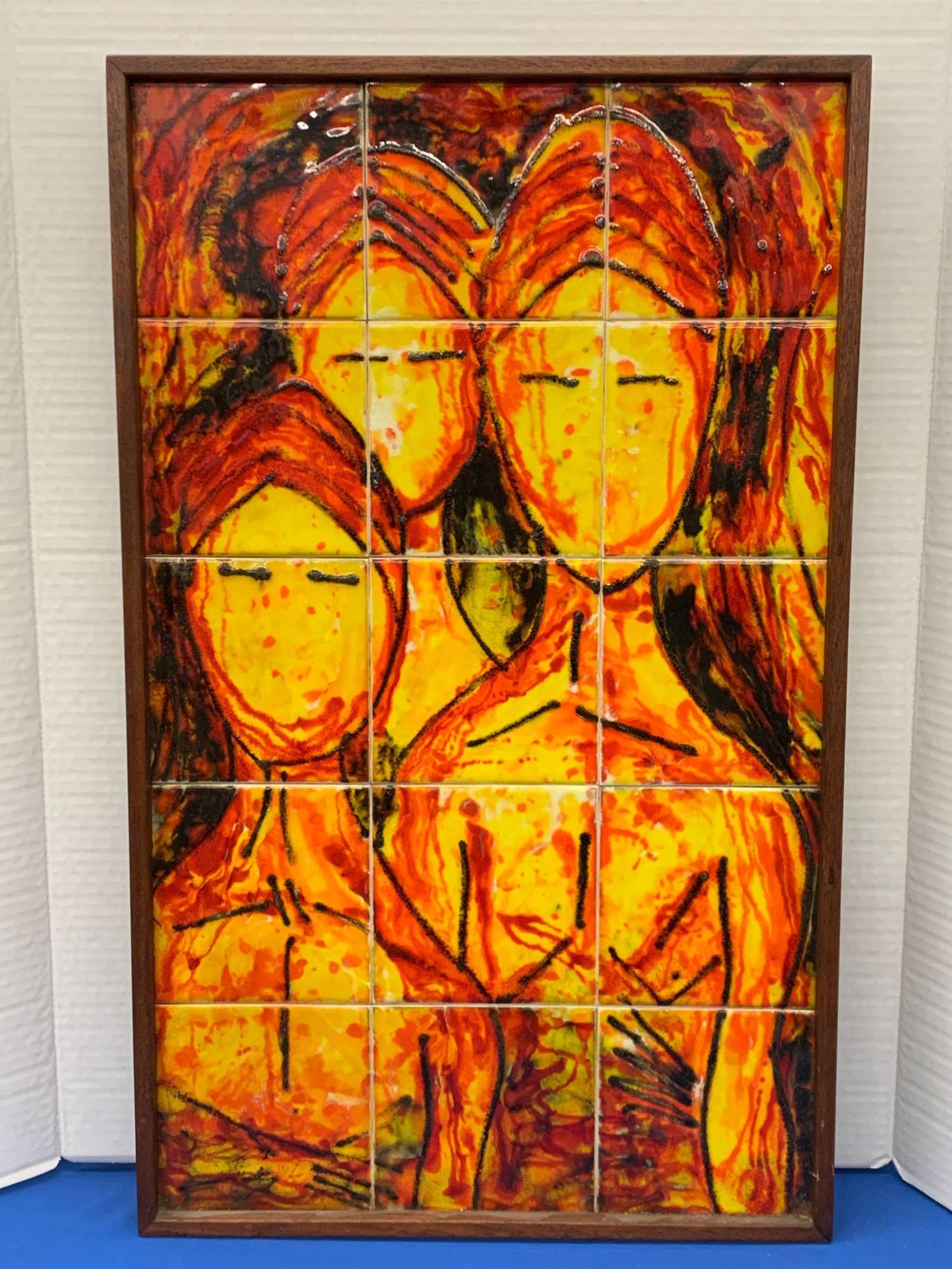 Harris Strong Ceramic 15-Tile Wall Plaque (1 of 4)