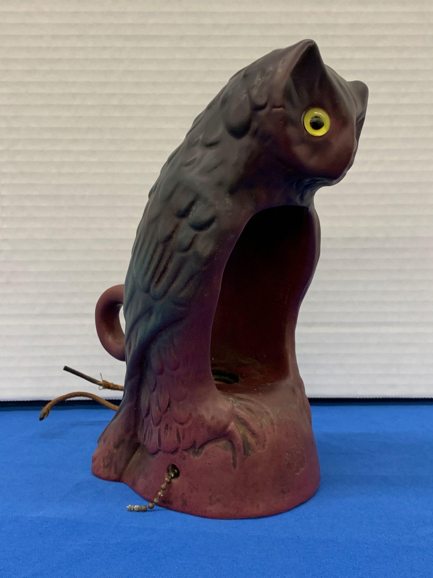 Van Briggle Art Pottery Owl Lamp (1 of 8)