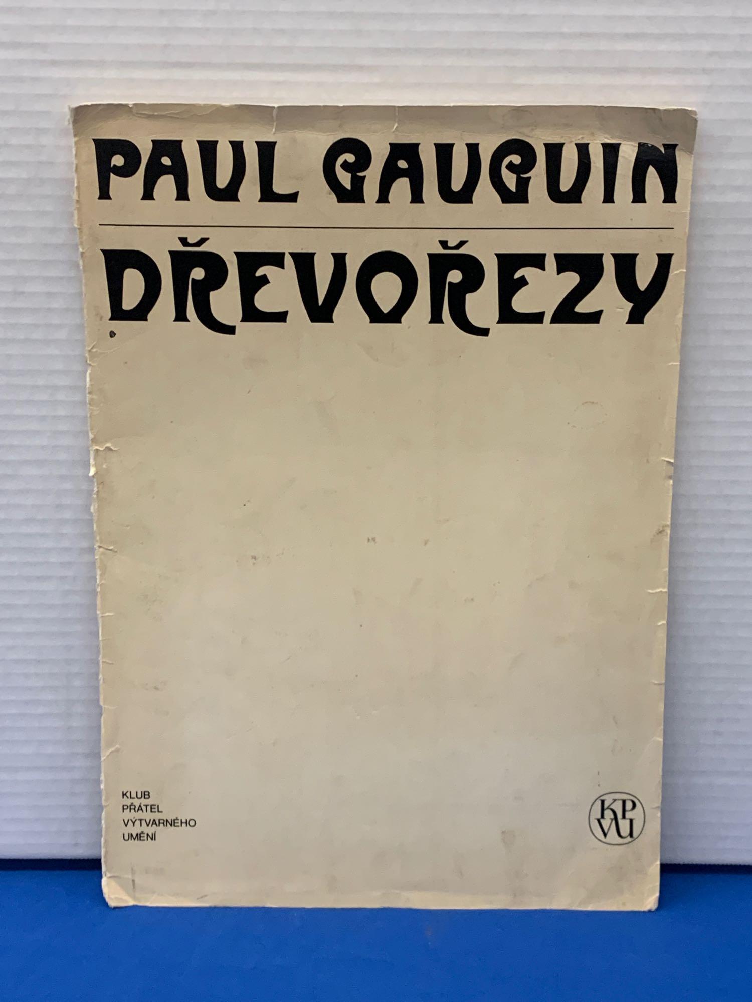 Paul Gauguin. Drevorezy (Woodcuts) (1 of 4)