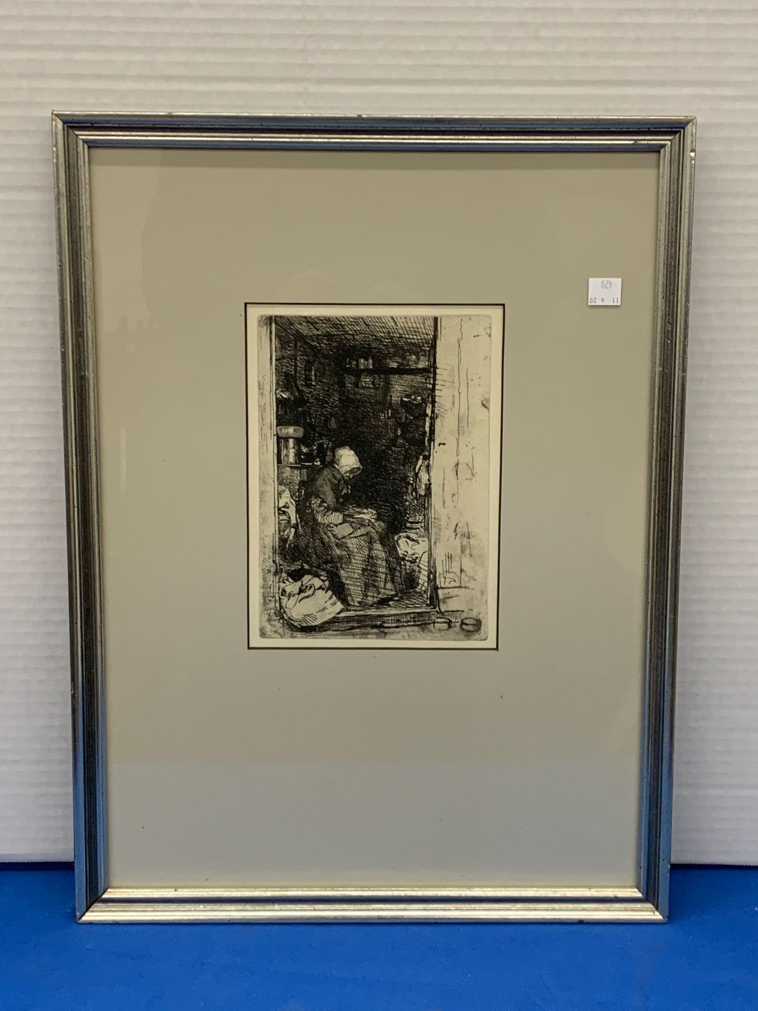 James Abbott McNeill Whistler Etching (1 of 5)