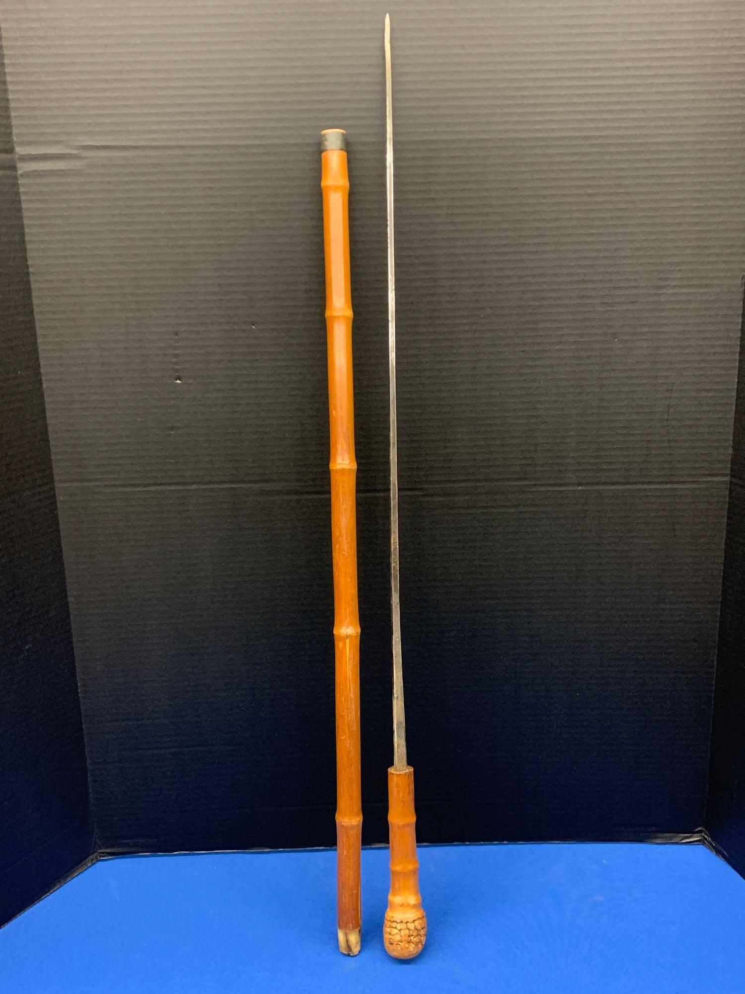 German Solingen Sword Cane (1 of 6)