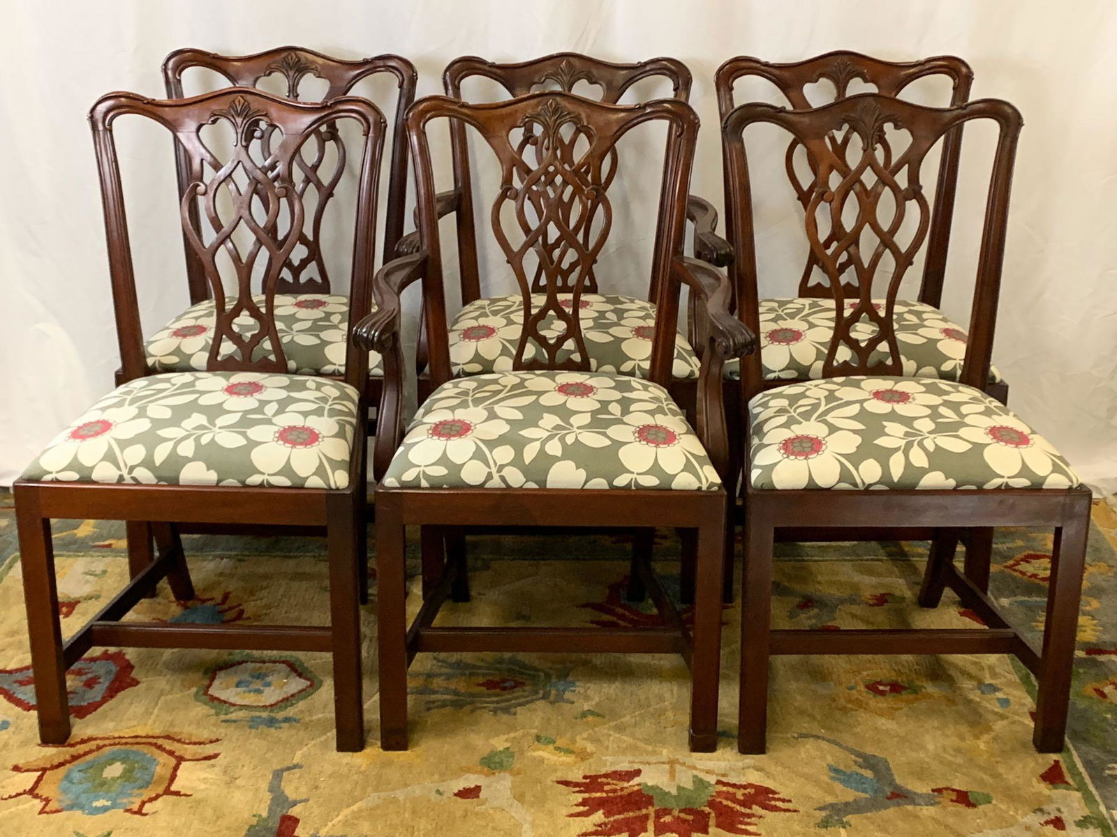 Six Councill Mahogany Dining Chairs (1 of 5)