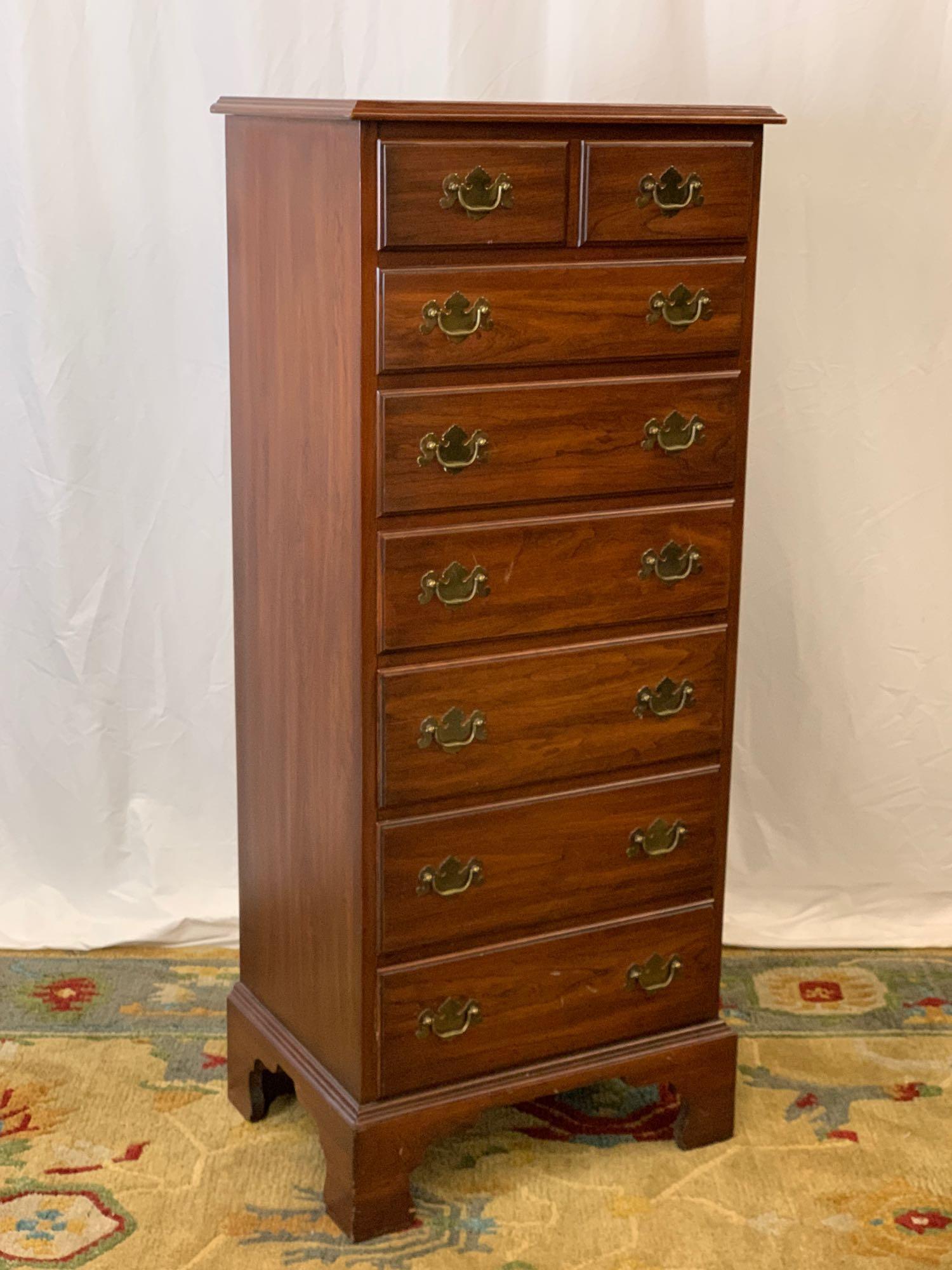 Henkel Harris Chippendale-style Lingerie Chest (1 of 7)