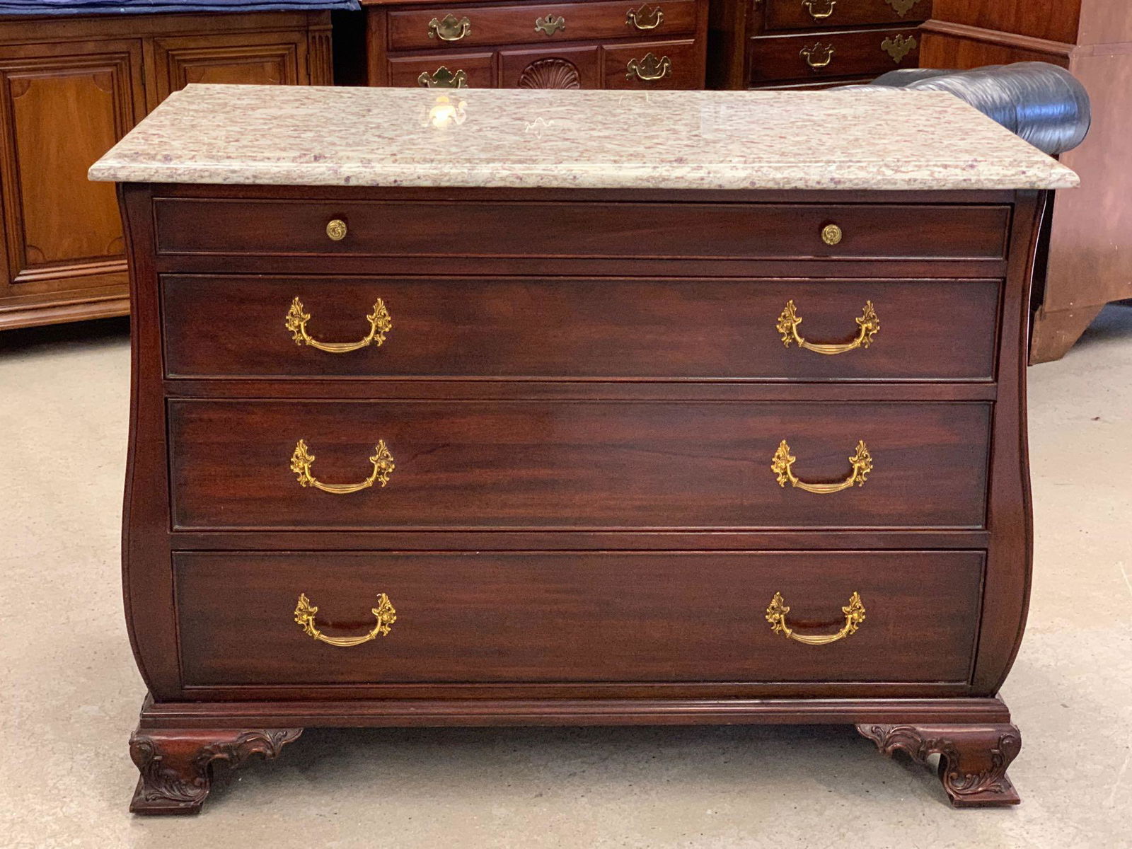 Henkel Harris Marble-Top Chest of Drawers (1 of 5)