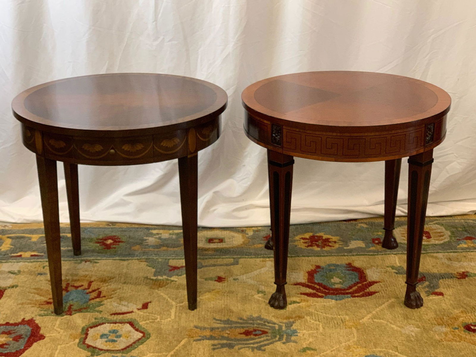 Two Mahogany Lamp Tables (1 of 8)