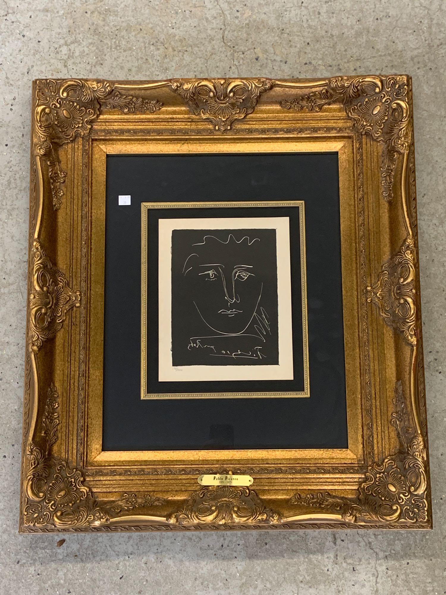 Pablo Picasso. Lithograph, Pour Roby (1 of 5)