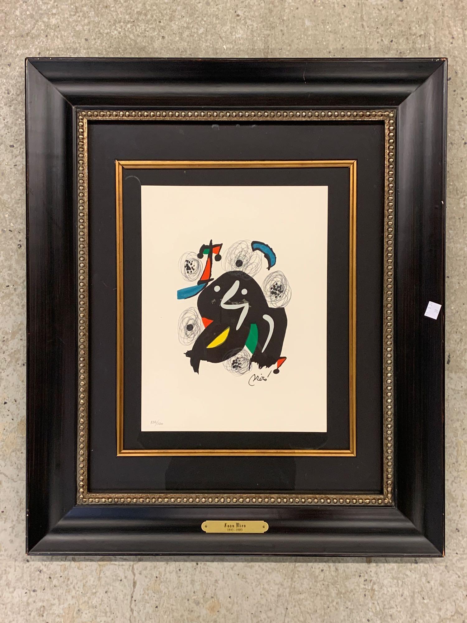 Joan Miro. Lithograph, La Melodie Acide (1 of 6)