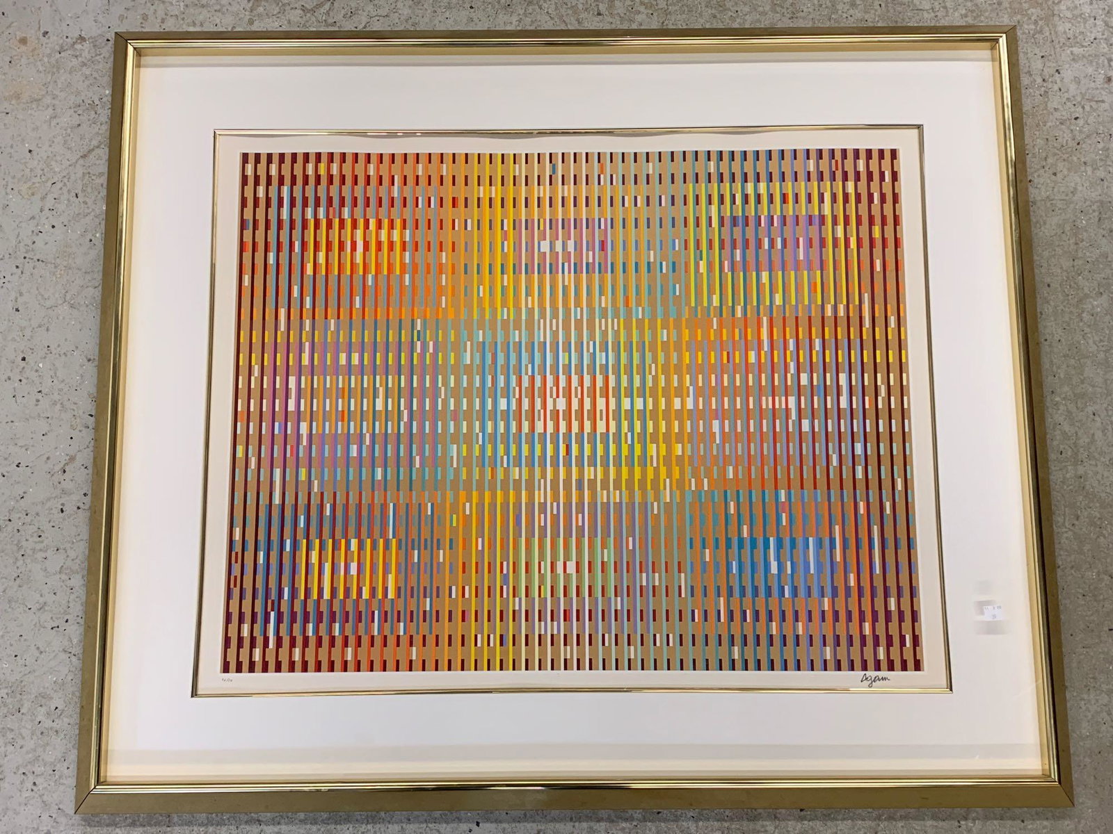 Yaacov Agam. Op Art Serigraph (1 of 5)