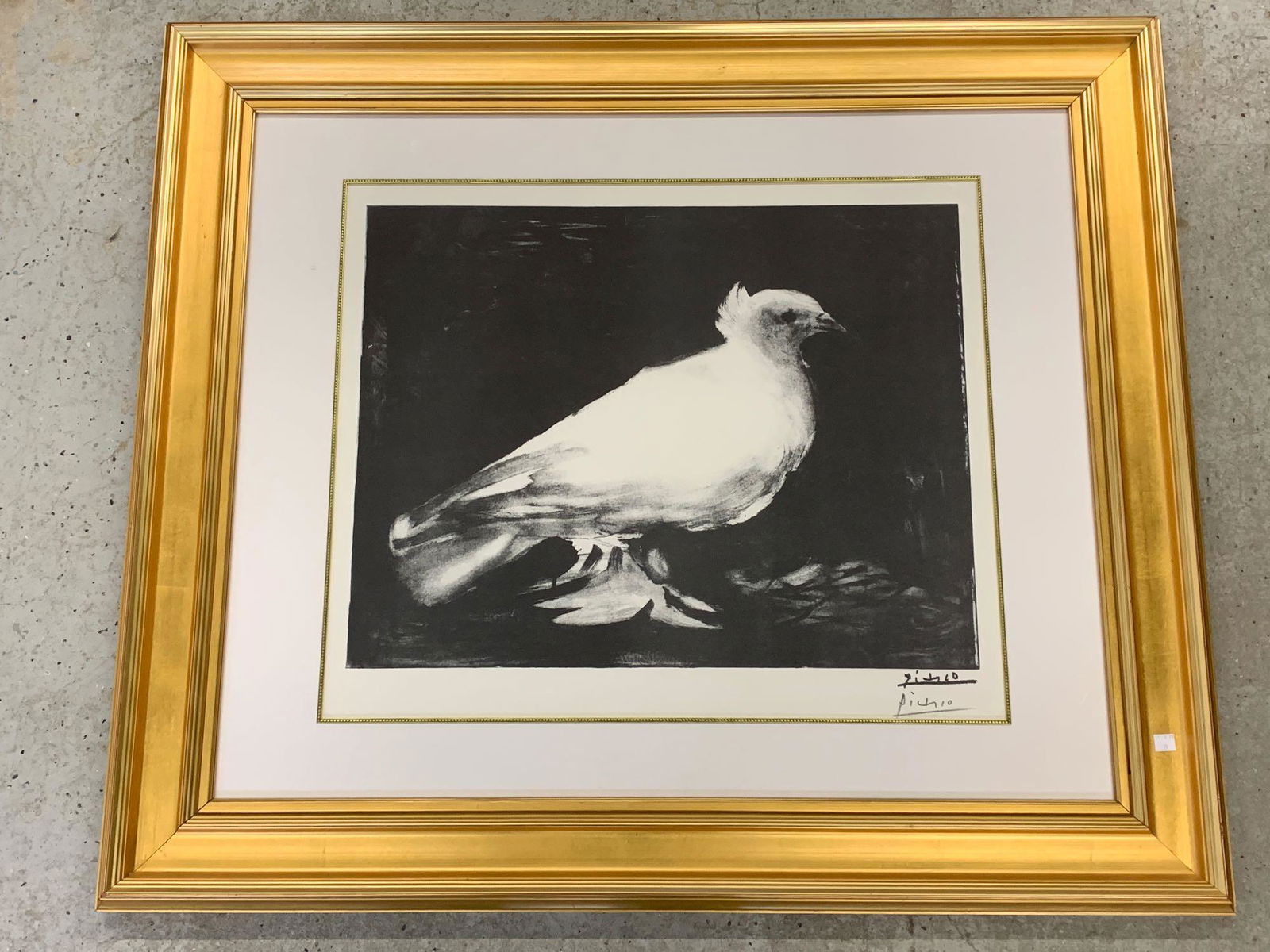Pablo Picasso. Signed Lithograph, The Dove (1 of 5)