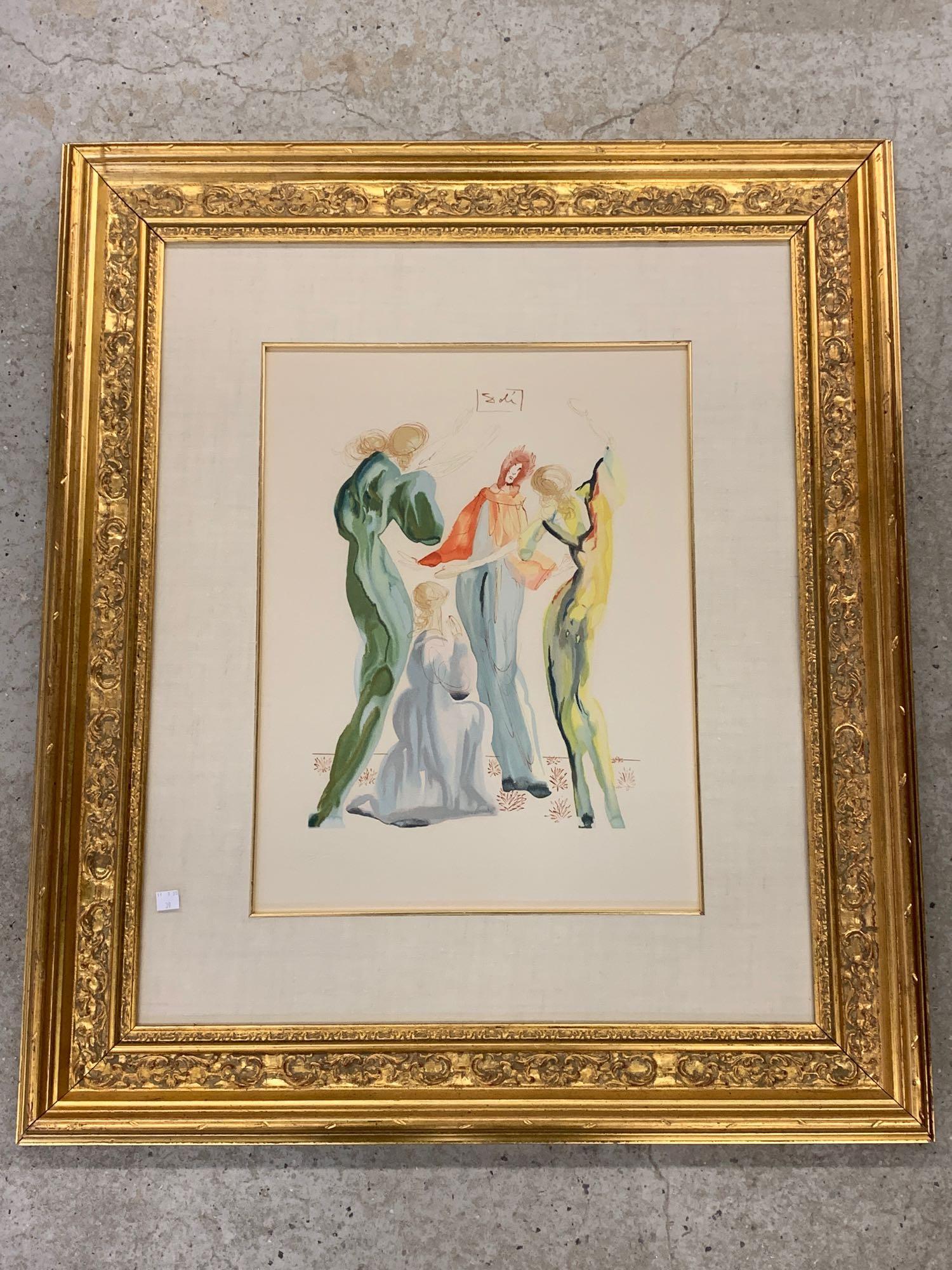Salvador Dali. Lithograph, Dancers (1 of 5)