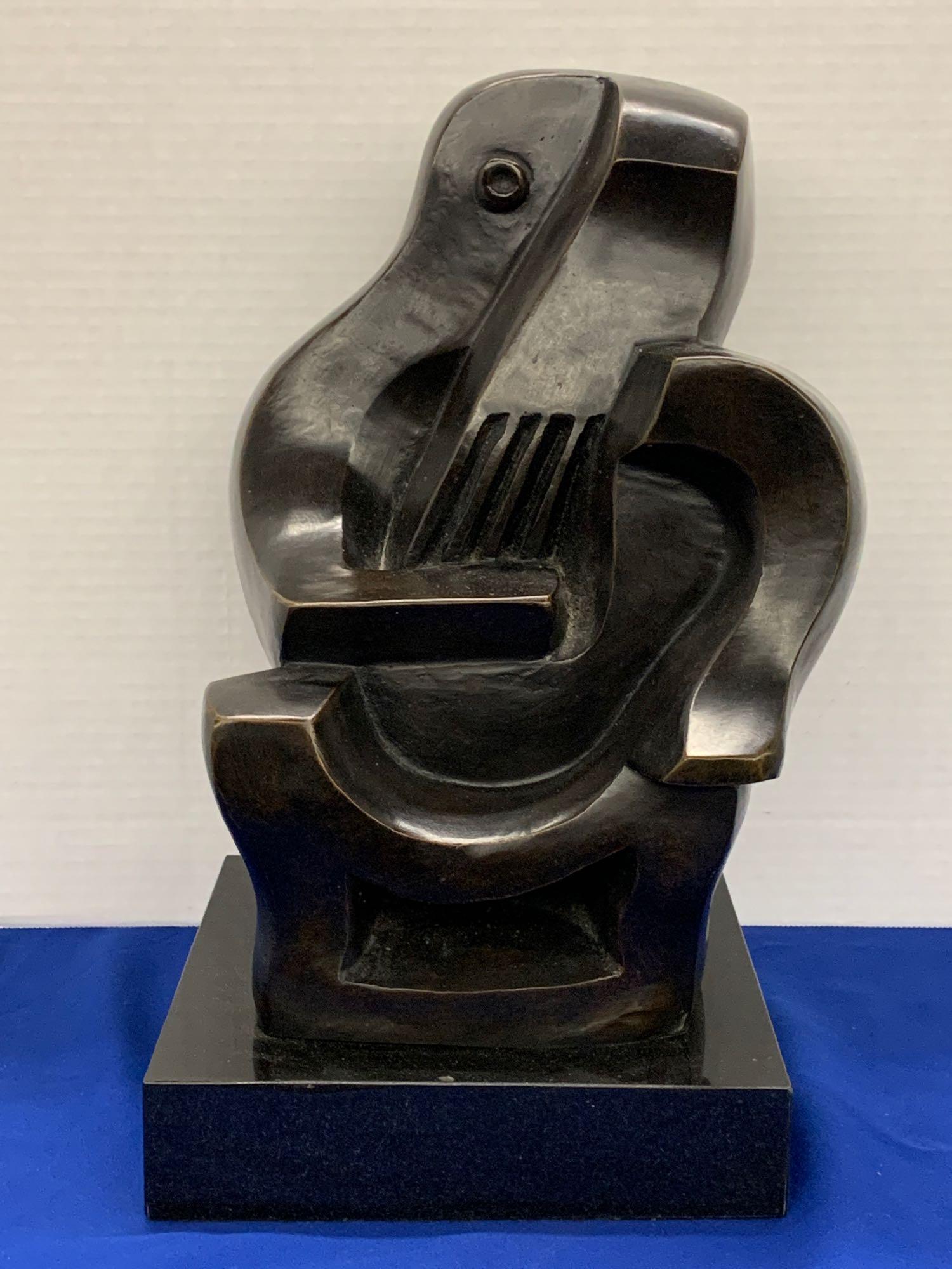 After Jacques Lipchitz Bronze, Guitar Player (1 of 4)