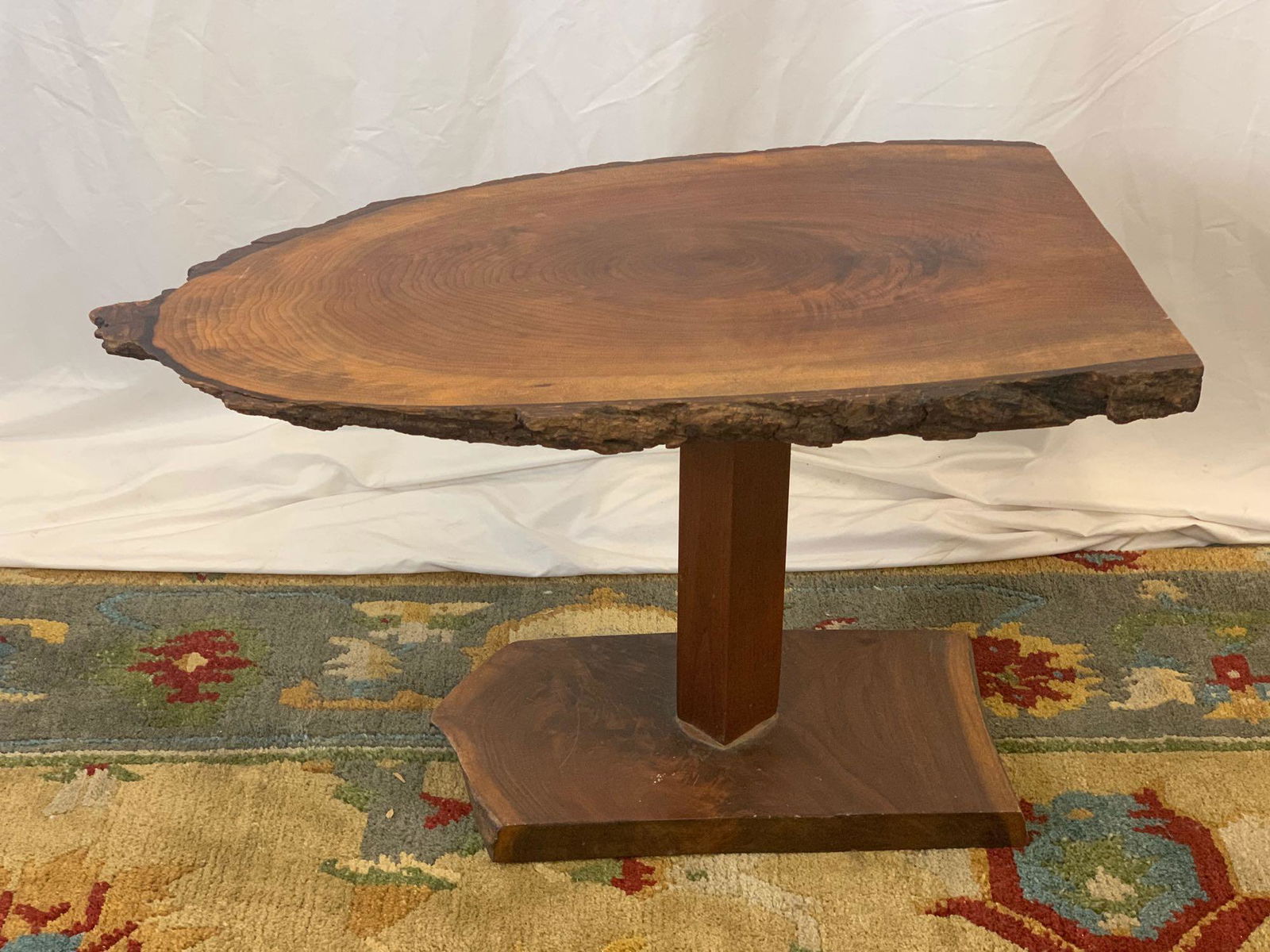 Nakashima-style Free Edge Side Table (1 of 4)