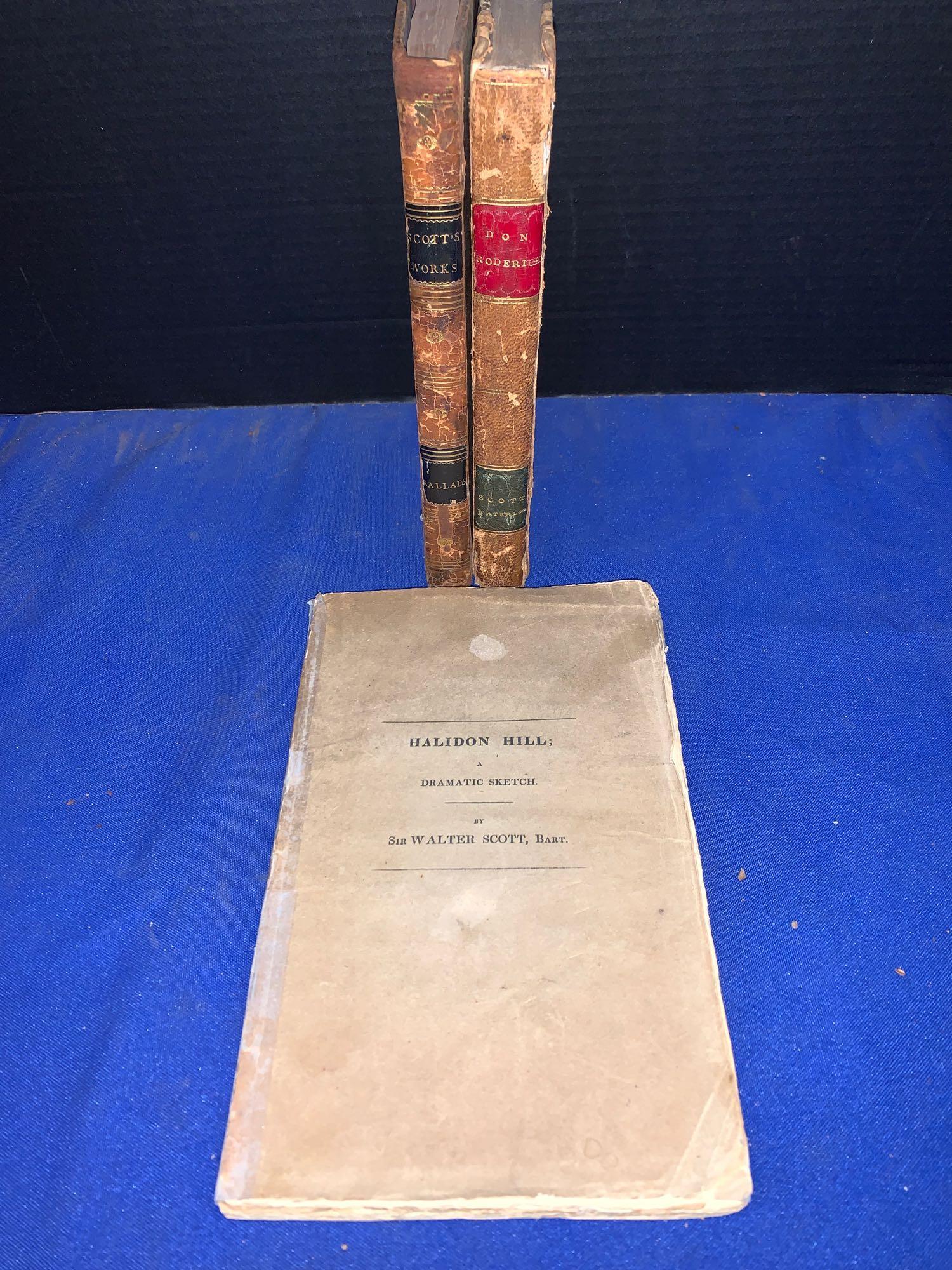 Three 19th Century Sir Walter Scott Books (1 of 12)