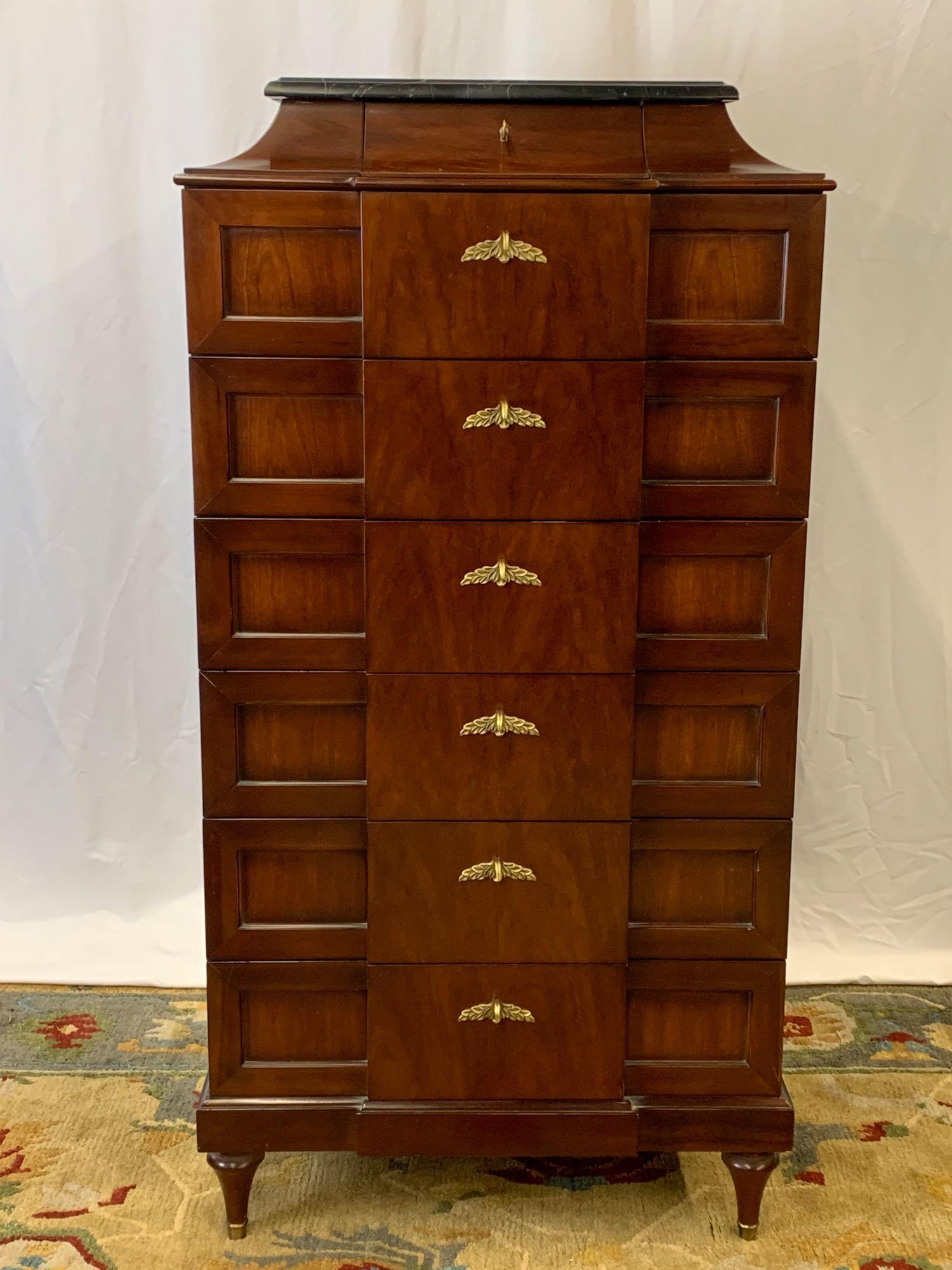 Baker Mahogany Pagoda-form Dresser (1 of 7)