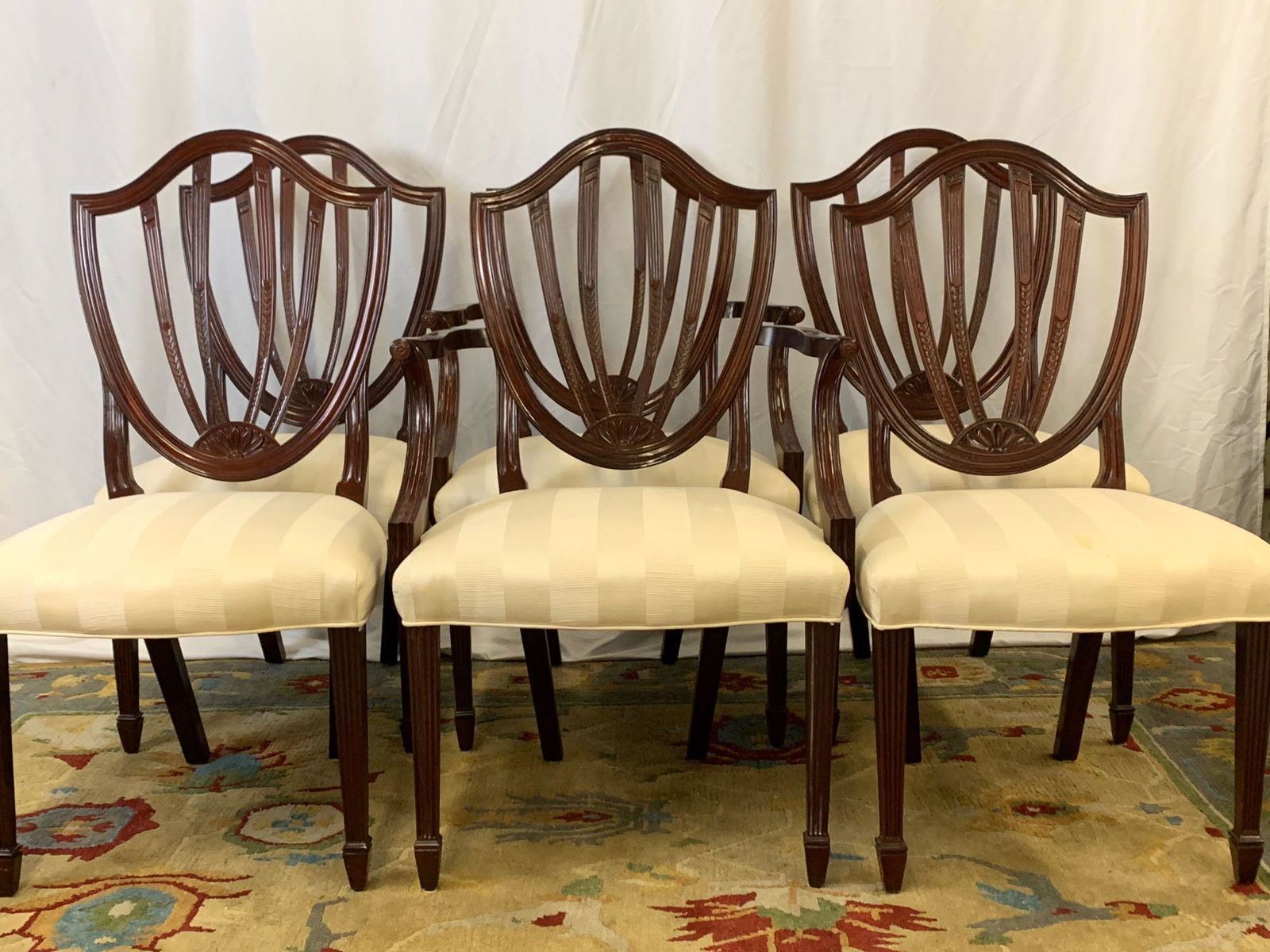 Six Baker Charleston Reproduction Dining Chairs (1 of 6)