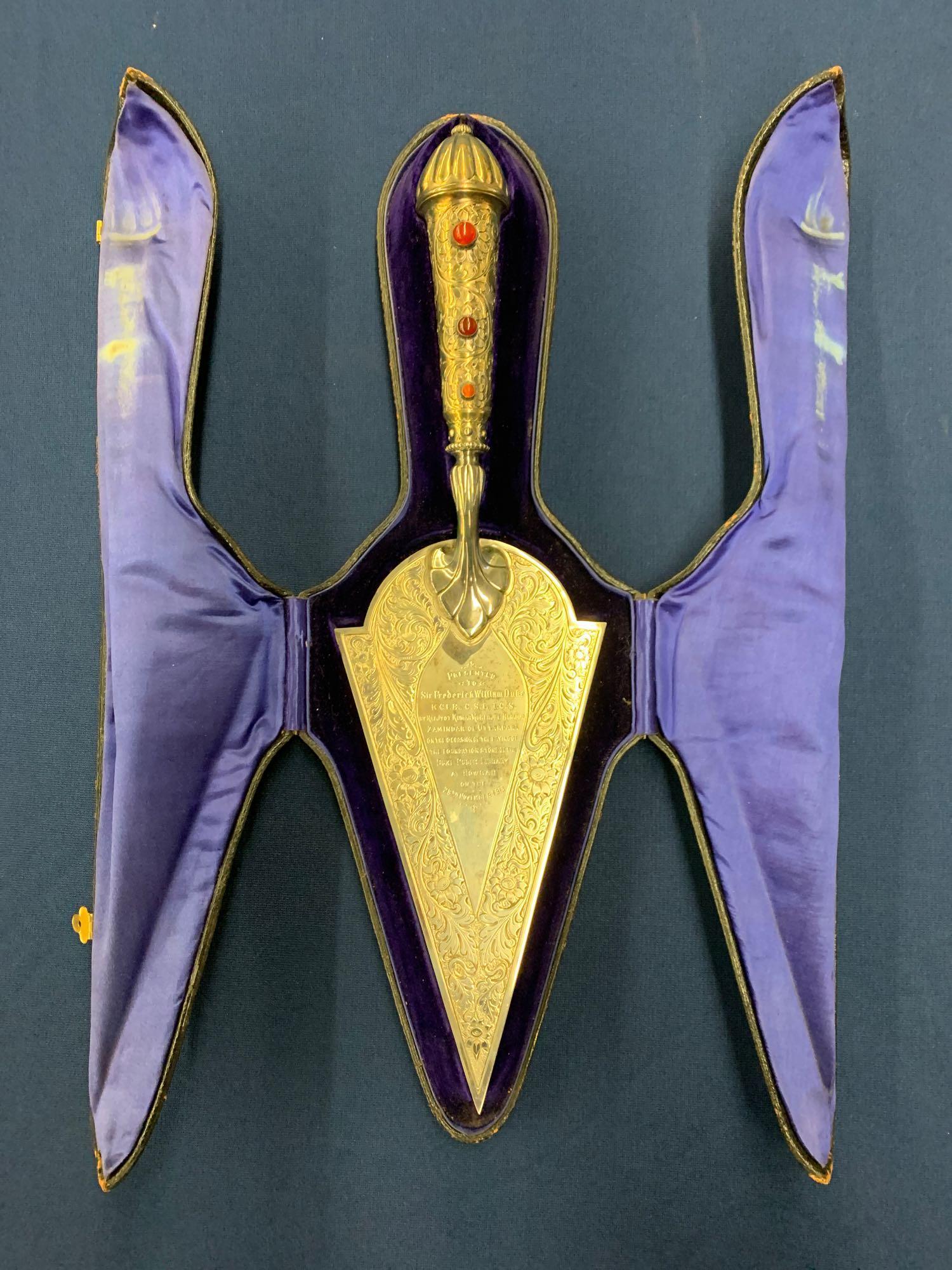 Hamilton & Co. Sterling Silver Presentation Trowel (1 of 8)