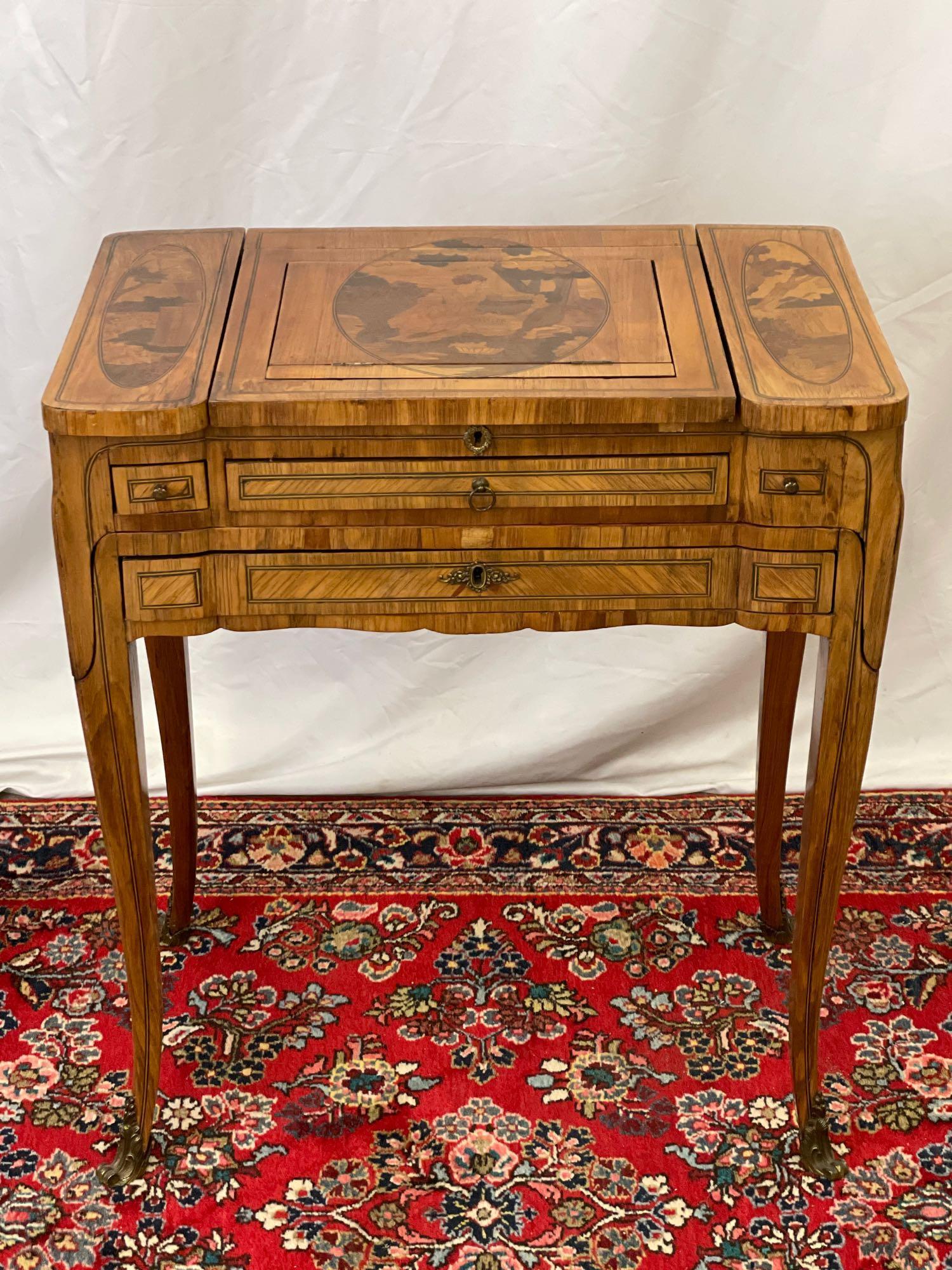 Fine French Marquetry Dressing Table (1 of 8)
