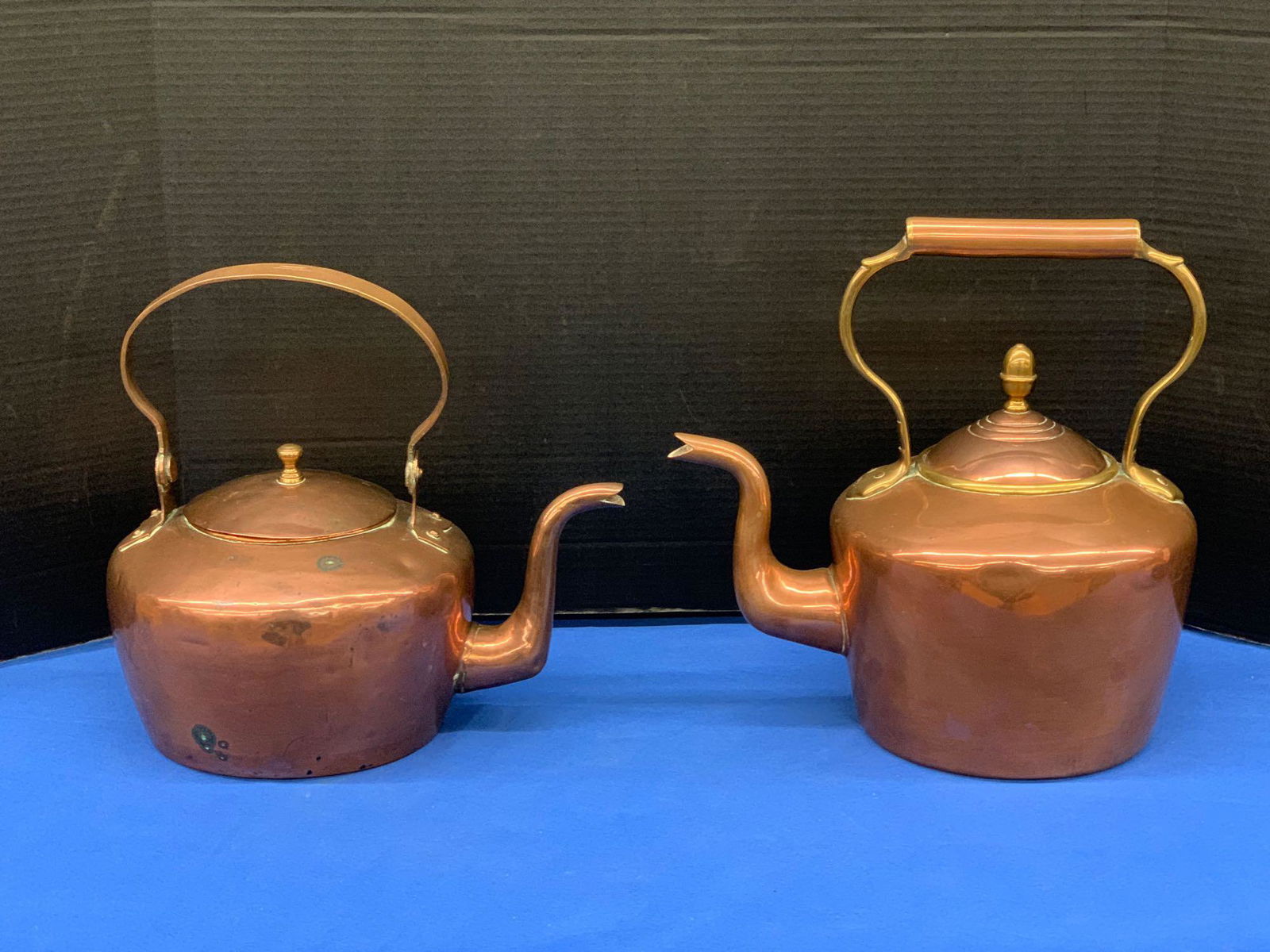 Two Copper Tea Kettles (1 of 7)