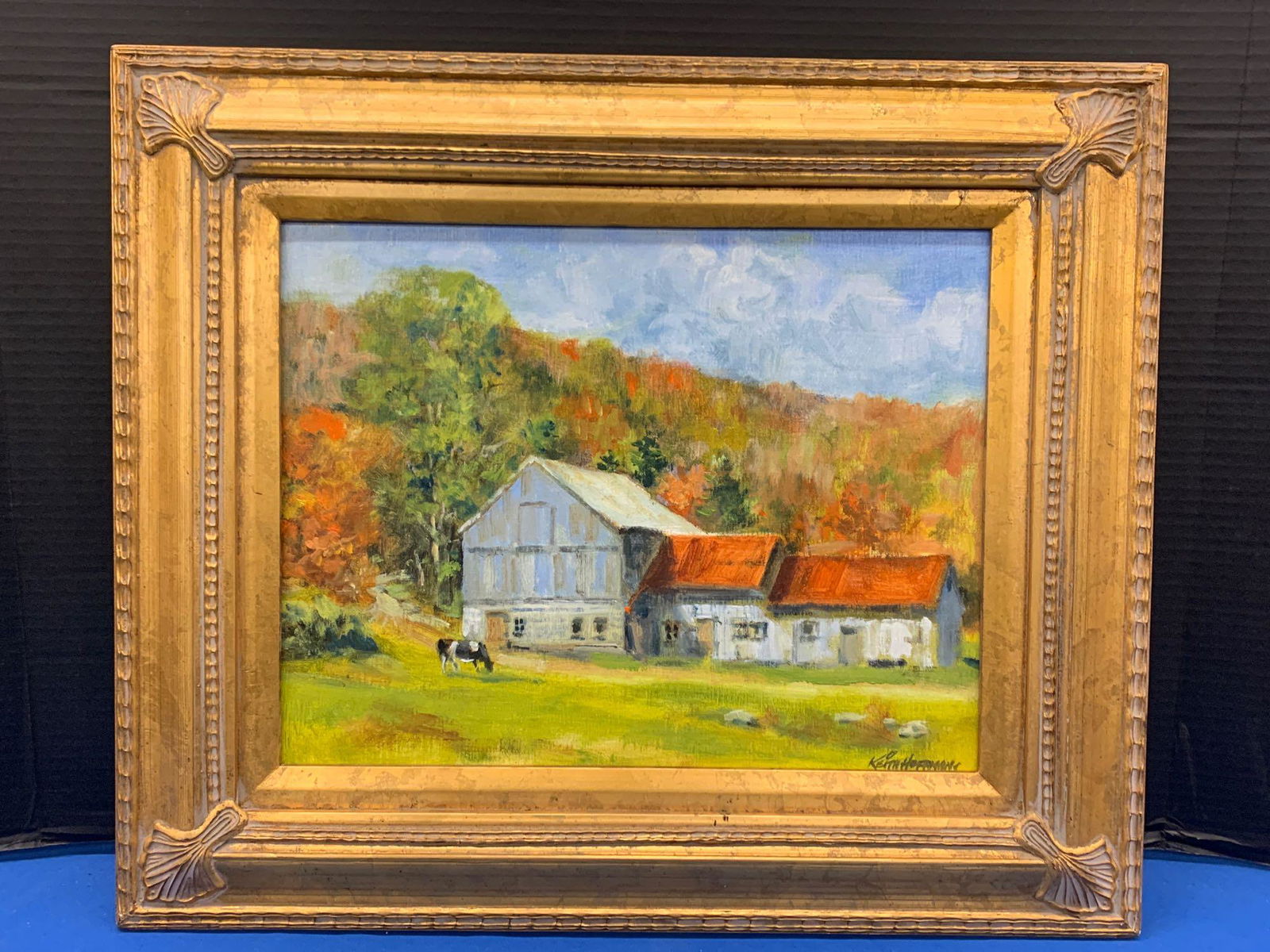 Keith Hoffman. Oil on Panel, The Lone Grazer (1 of 4)