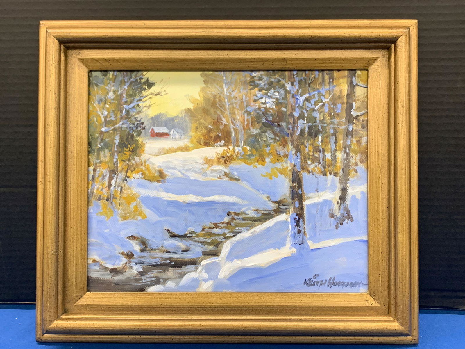 Keith Hoffman. Acrylic on Canvas, Snow Frieze (1 of 4)