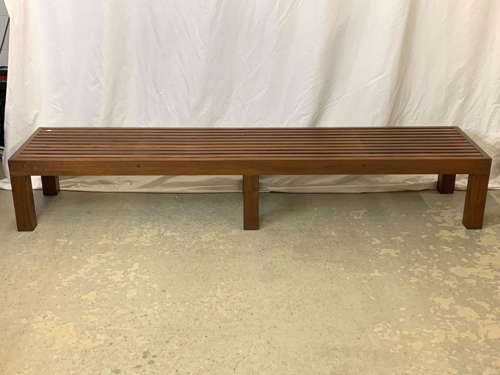 Modern Design Walnut Slat Bench (1 of 7)
