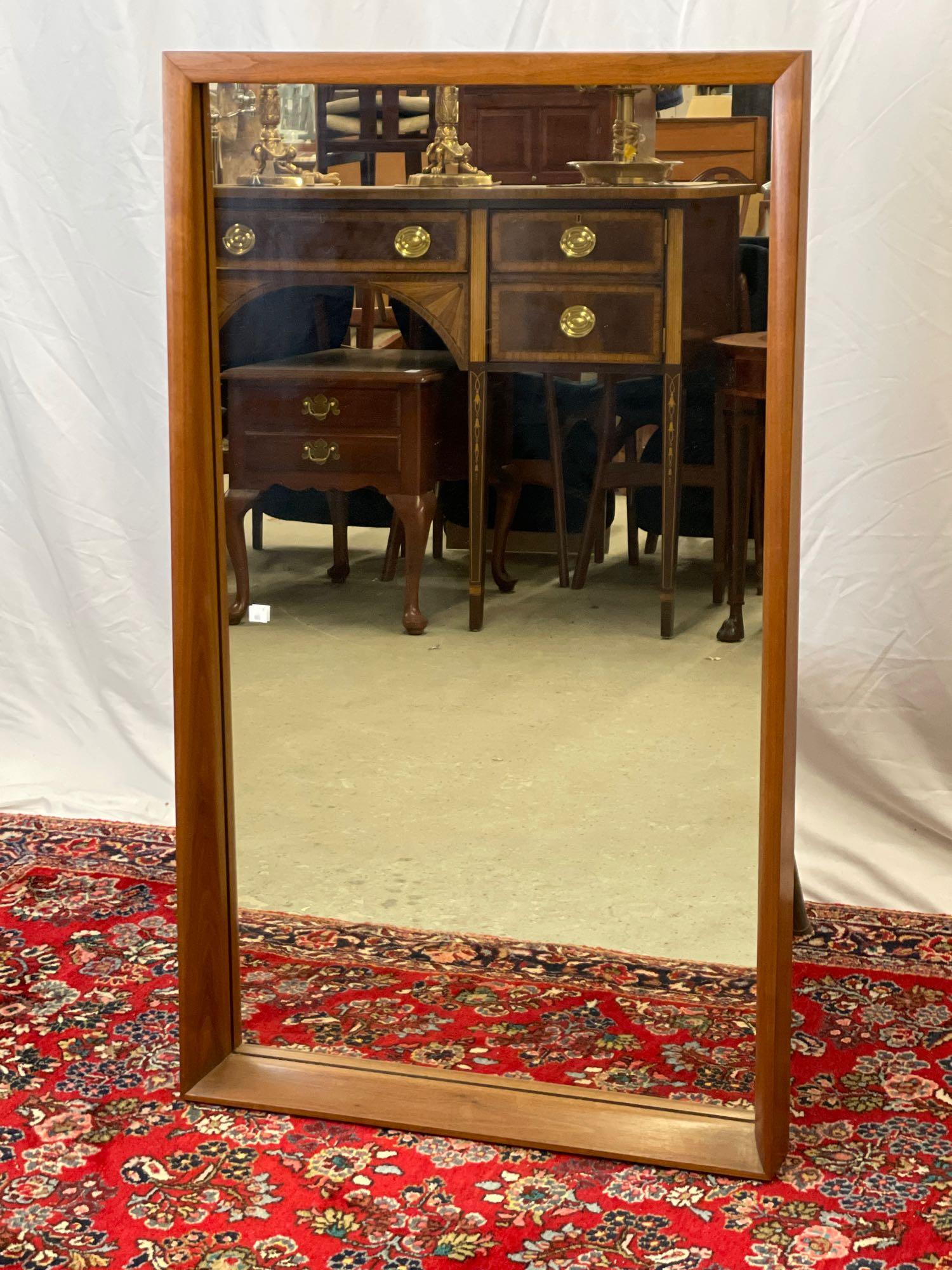 Midcentury Modern Walnut Mirror (1 of 5)