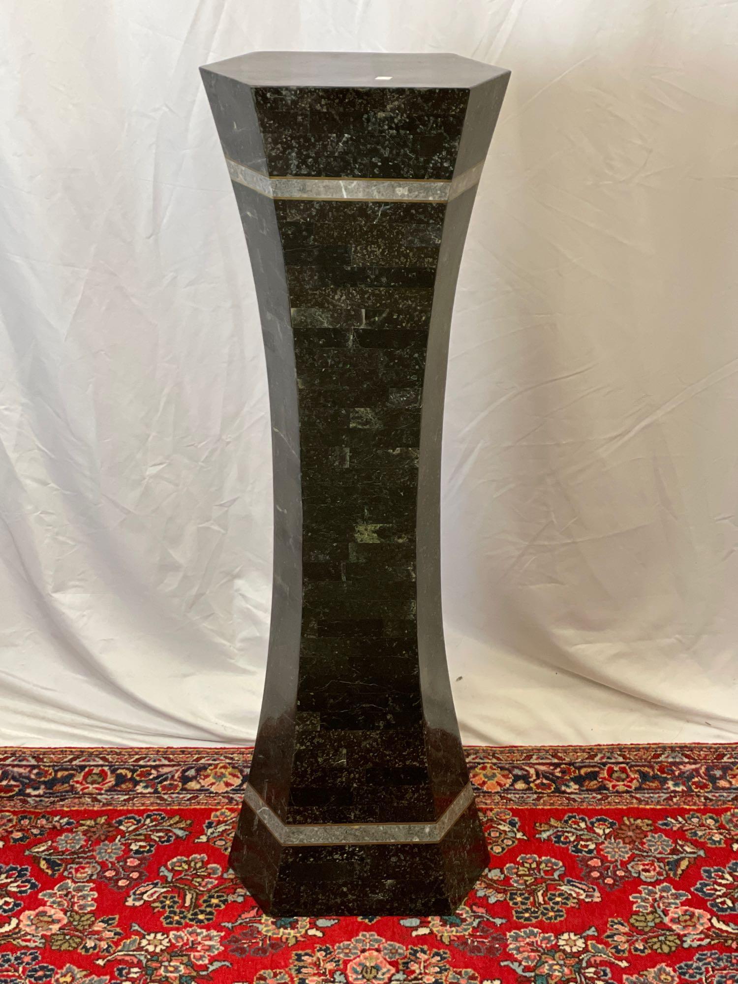 Tessellated Stone Pedestal (1 of 6)