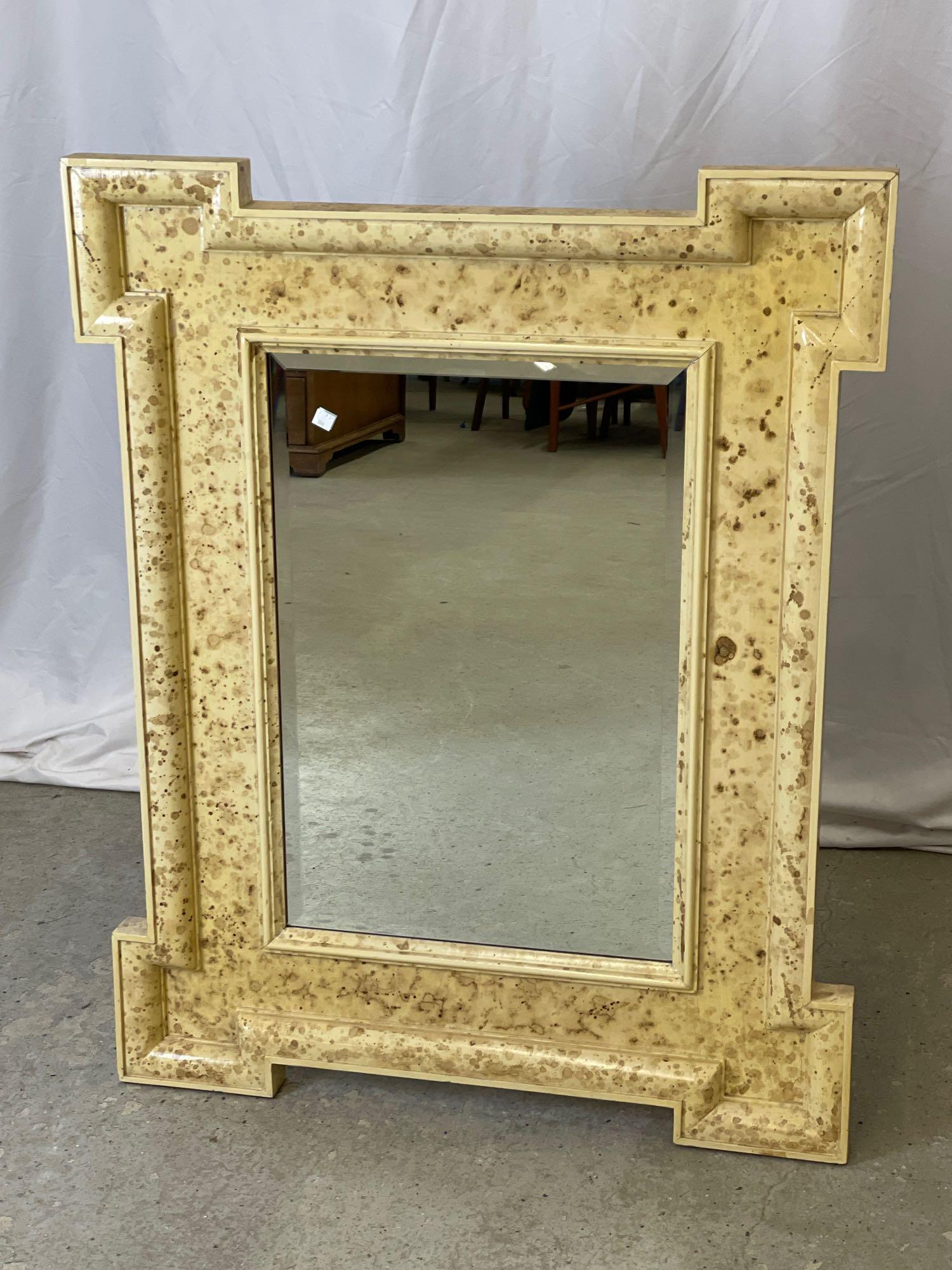 Italian Decorator Marbleized Mirror (1 of 5)