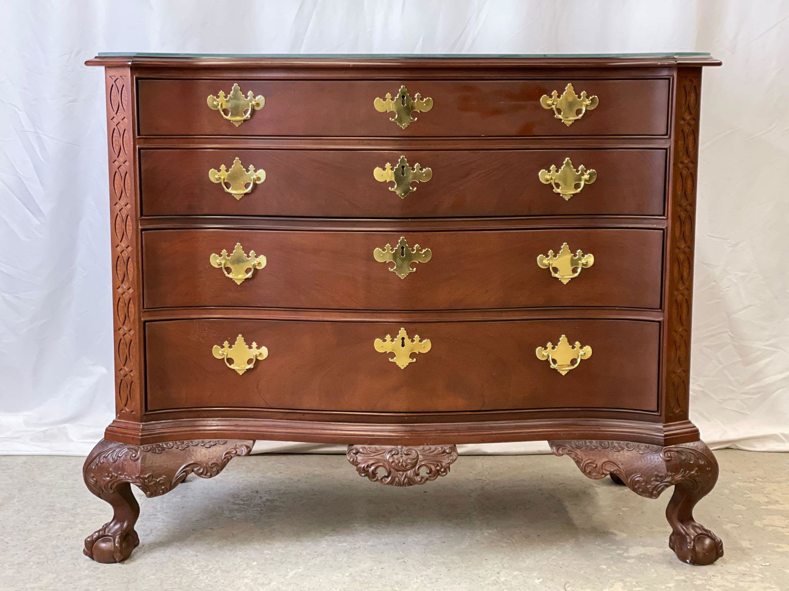 Century Sutton Needham Serpentine Chest (1 of 8)