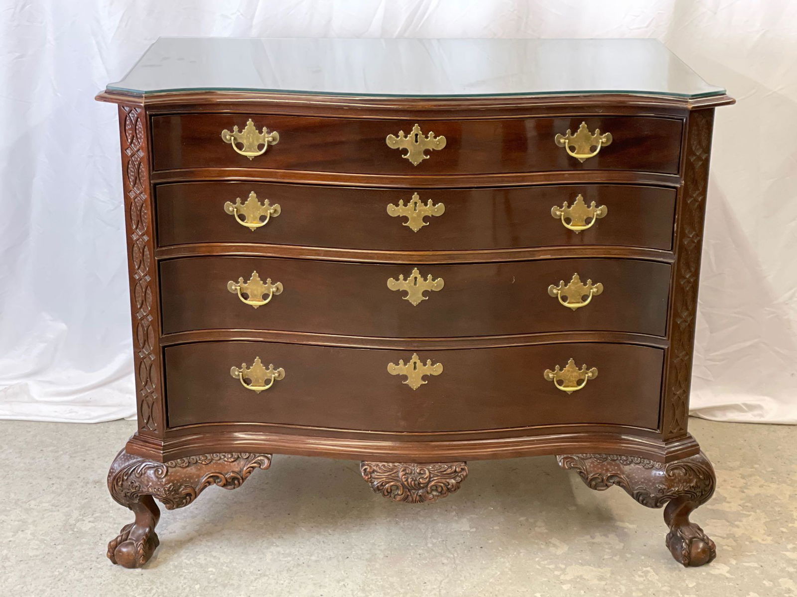 Century Sutton Needham Serpentine Chest (1 of 8)