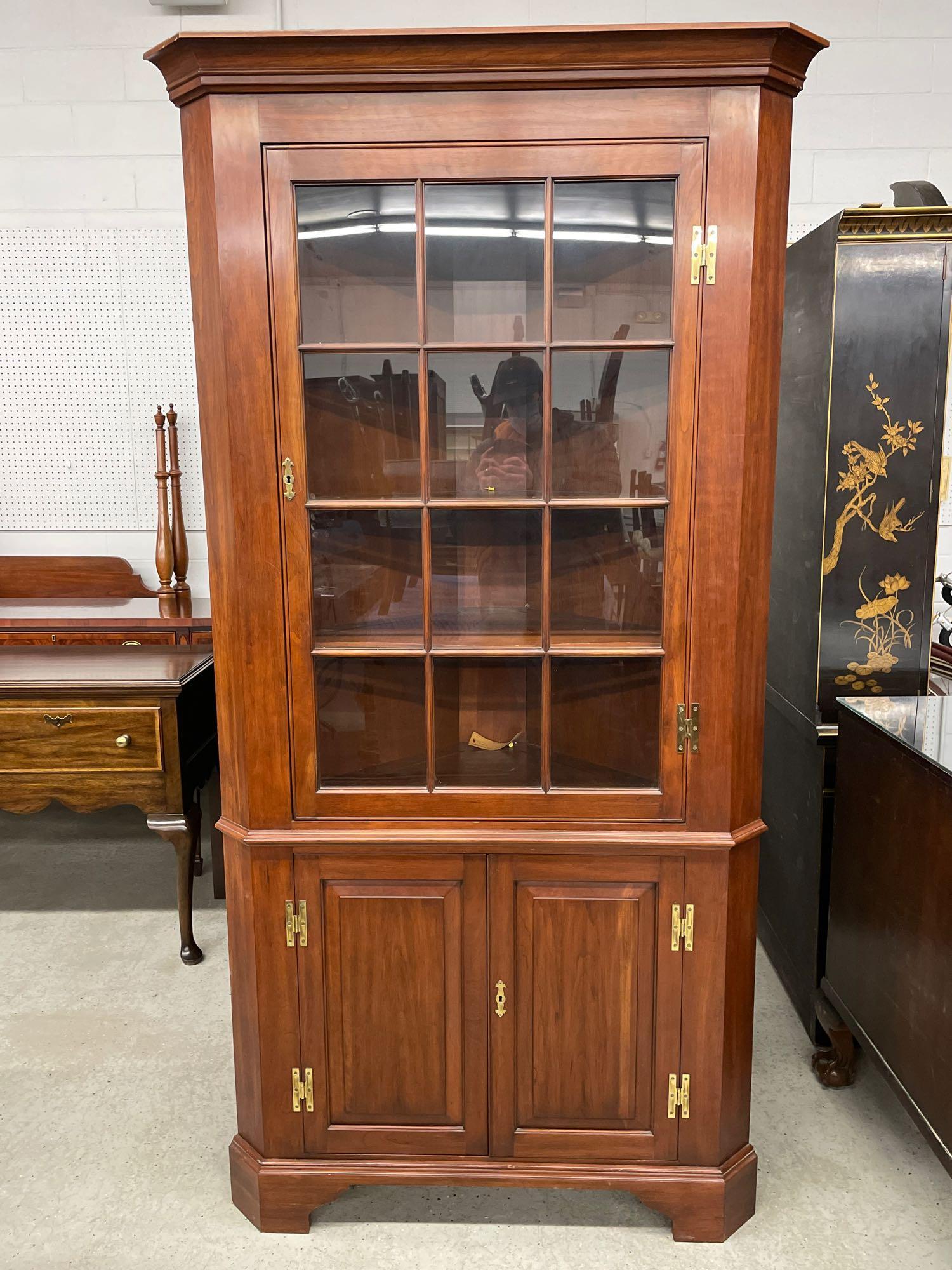 Henkel Harris Cherry Corner Cabinet (1 of 5)