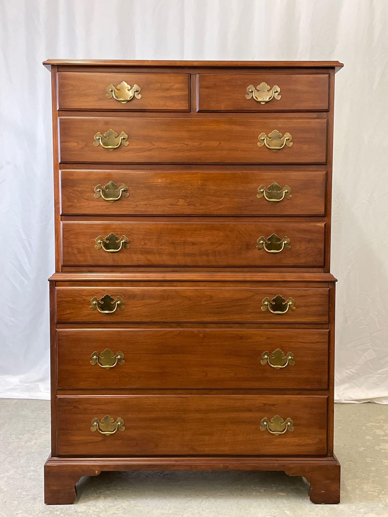 Henkel Harris Chippendale-style Tall Chest (1 of 6)