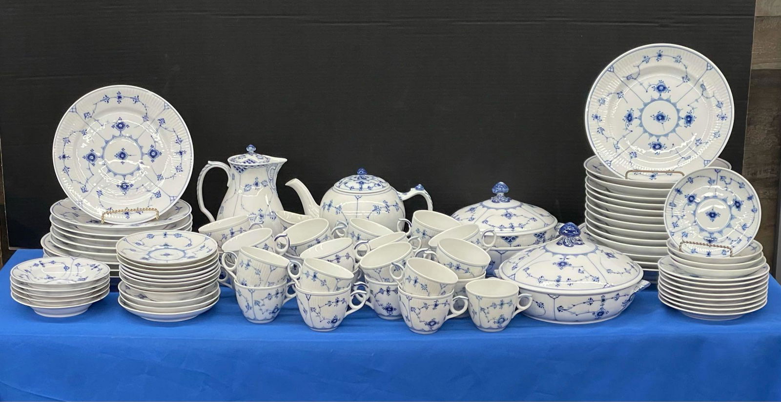 Royal Copenhagen Blue Fluted China Service (1 of 11)