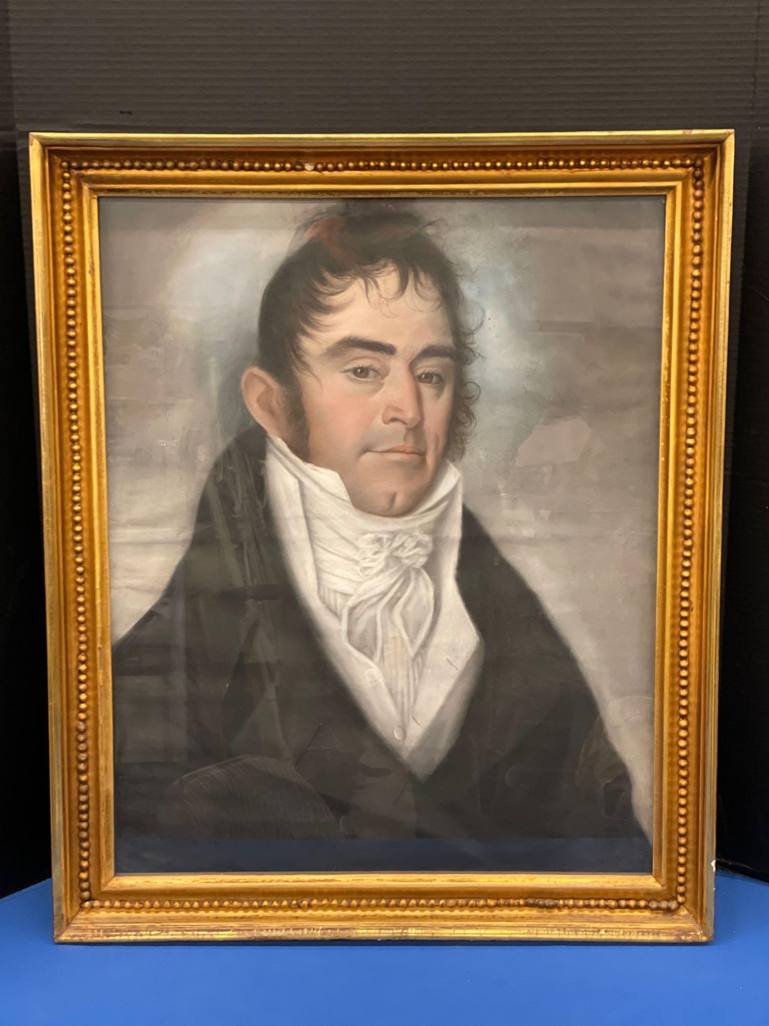19th C. Pastel Portrait of a Gentleman (1 of 4)