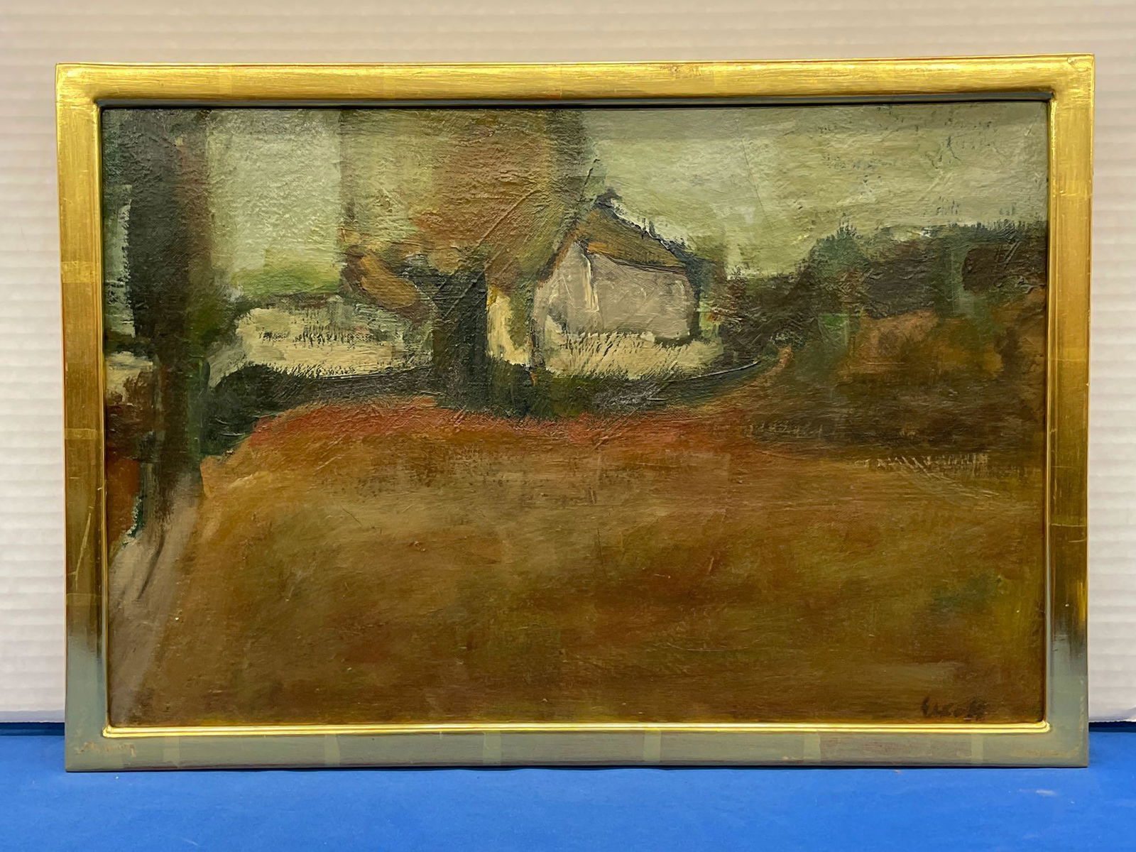 Clara Elkoff. Oil on Canvas, Abstract Landscape (1 of 4)