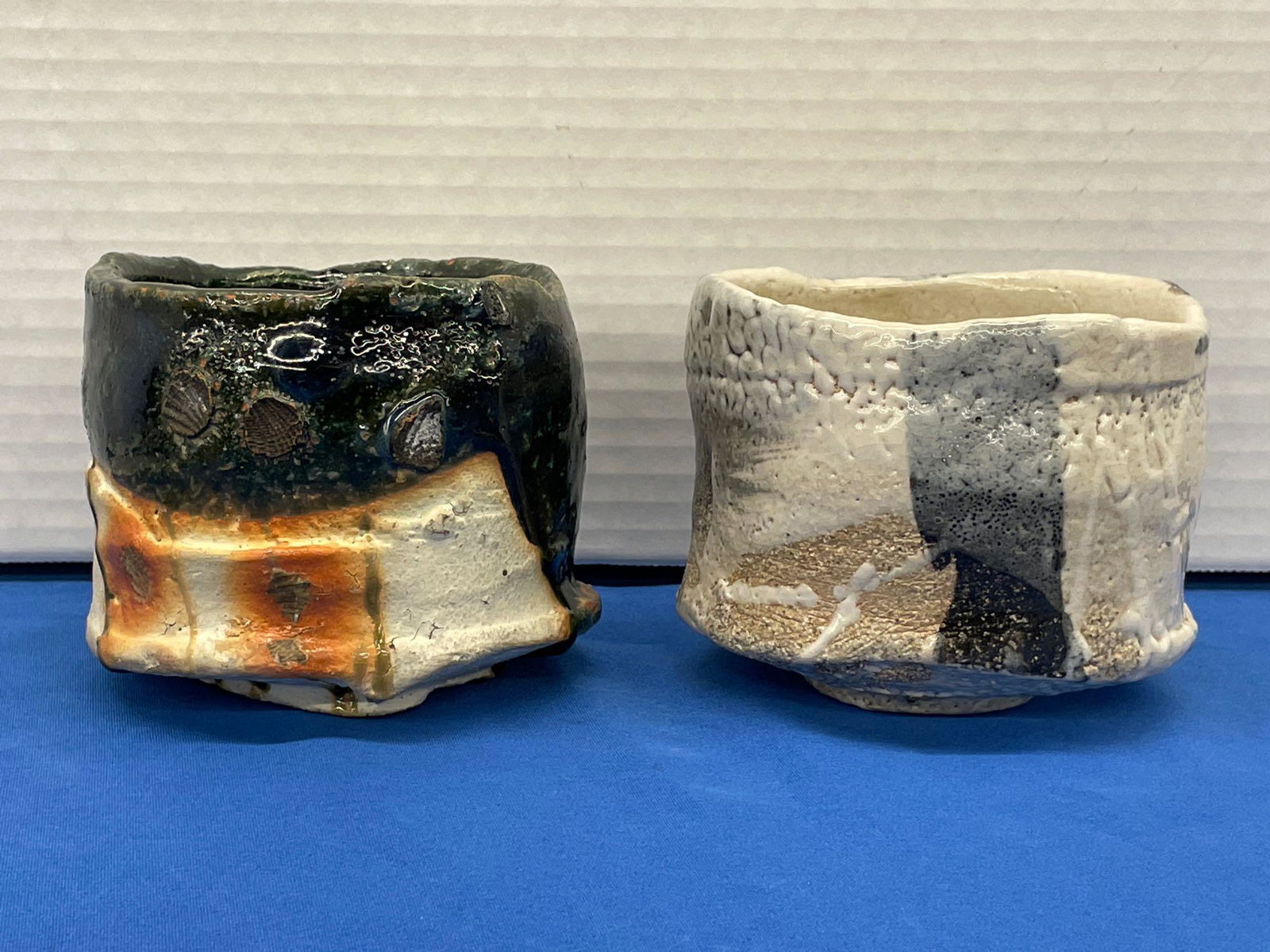 Two Jeff Shapiro Pottery Tea Bowls (1 of 4)