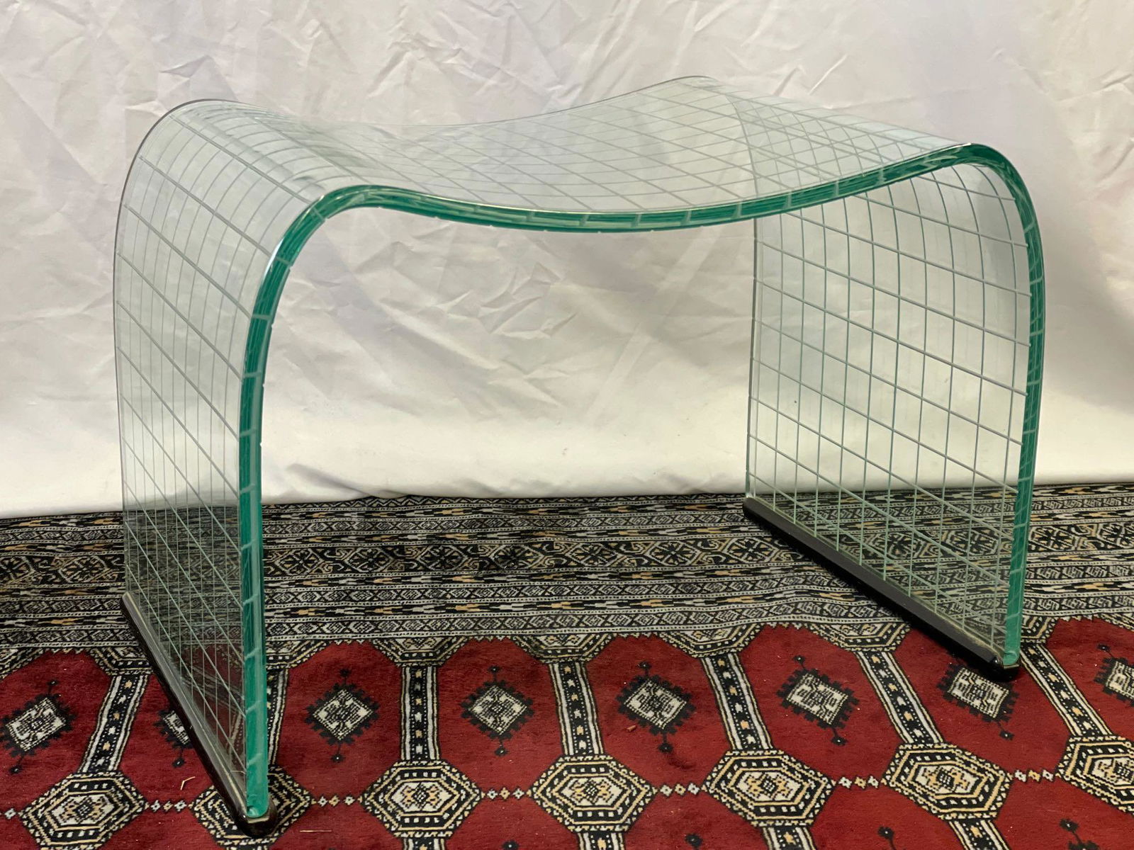 Angelo Cortesi Glass Stool (1 of 5)