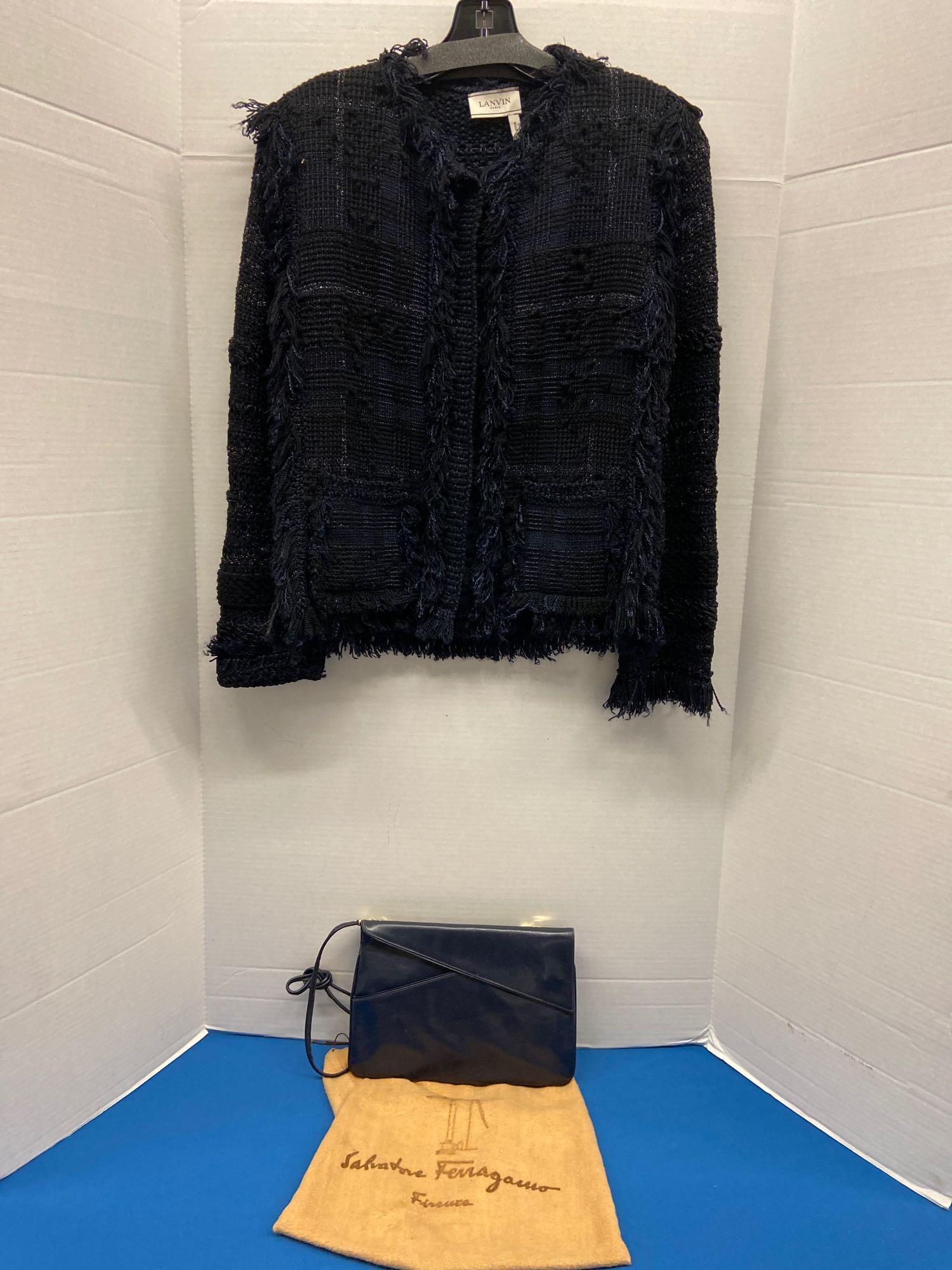 Ladies Knit Lavin Paris Jacket & Ferragamo Purse (1 of 8)