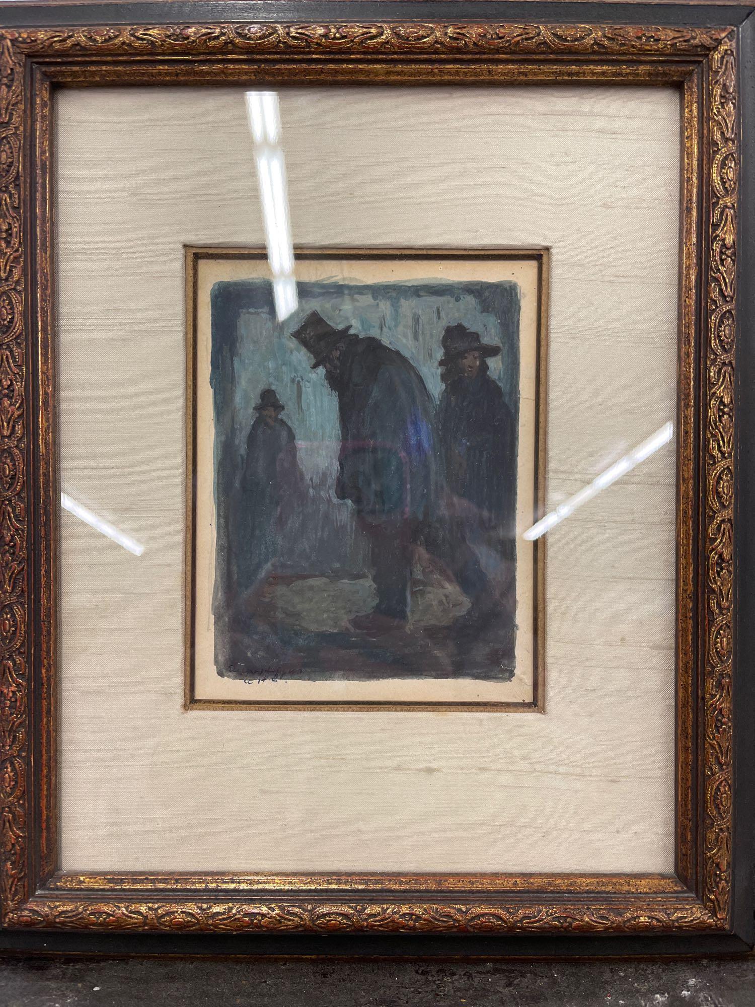 Eugene Higgins. Watercolor, Men (1 of 5)