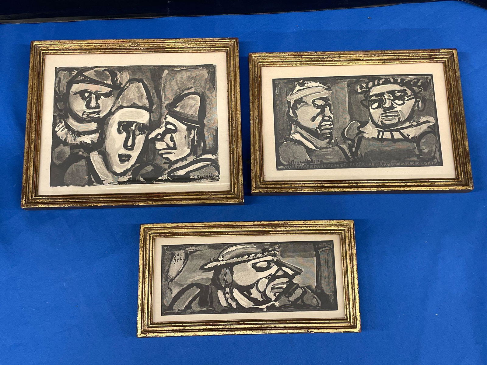 Three Framed George Rouault Etchings (1 of 5)