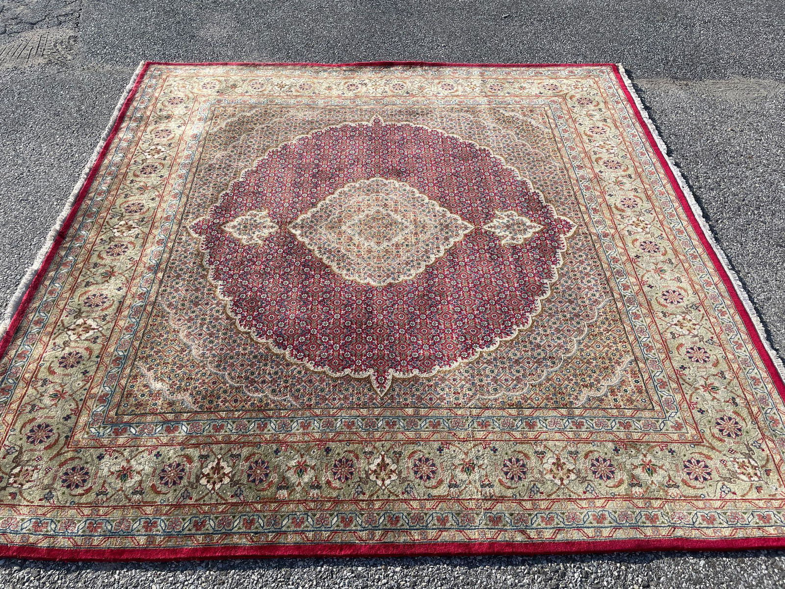 Persian Area Carpet, 8ft 1in x 8ft 3in (1 of 5)