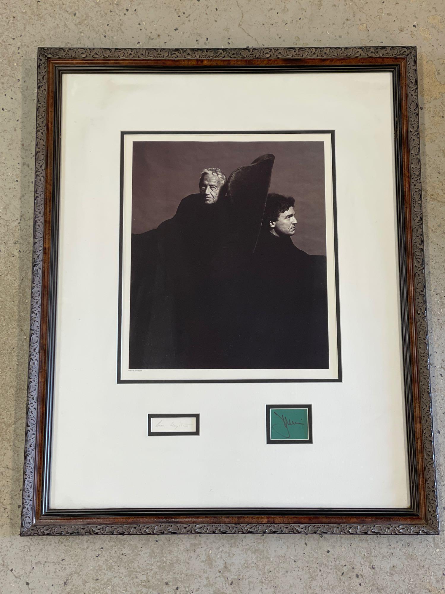 Photograph Print Signed by Andrew & Jamie Wyeth (1 of 5)