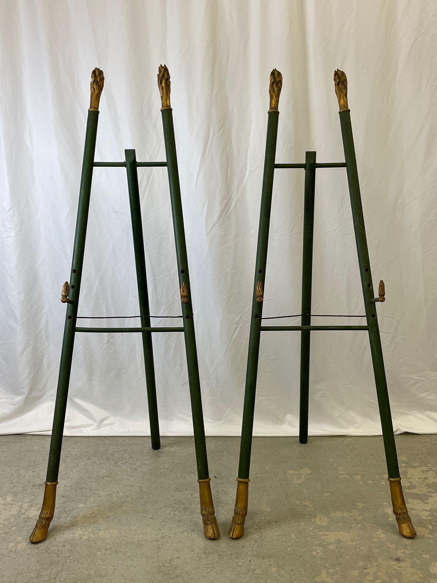 Pair of Regency-style Painted Easels (1 of 4)