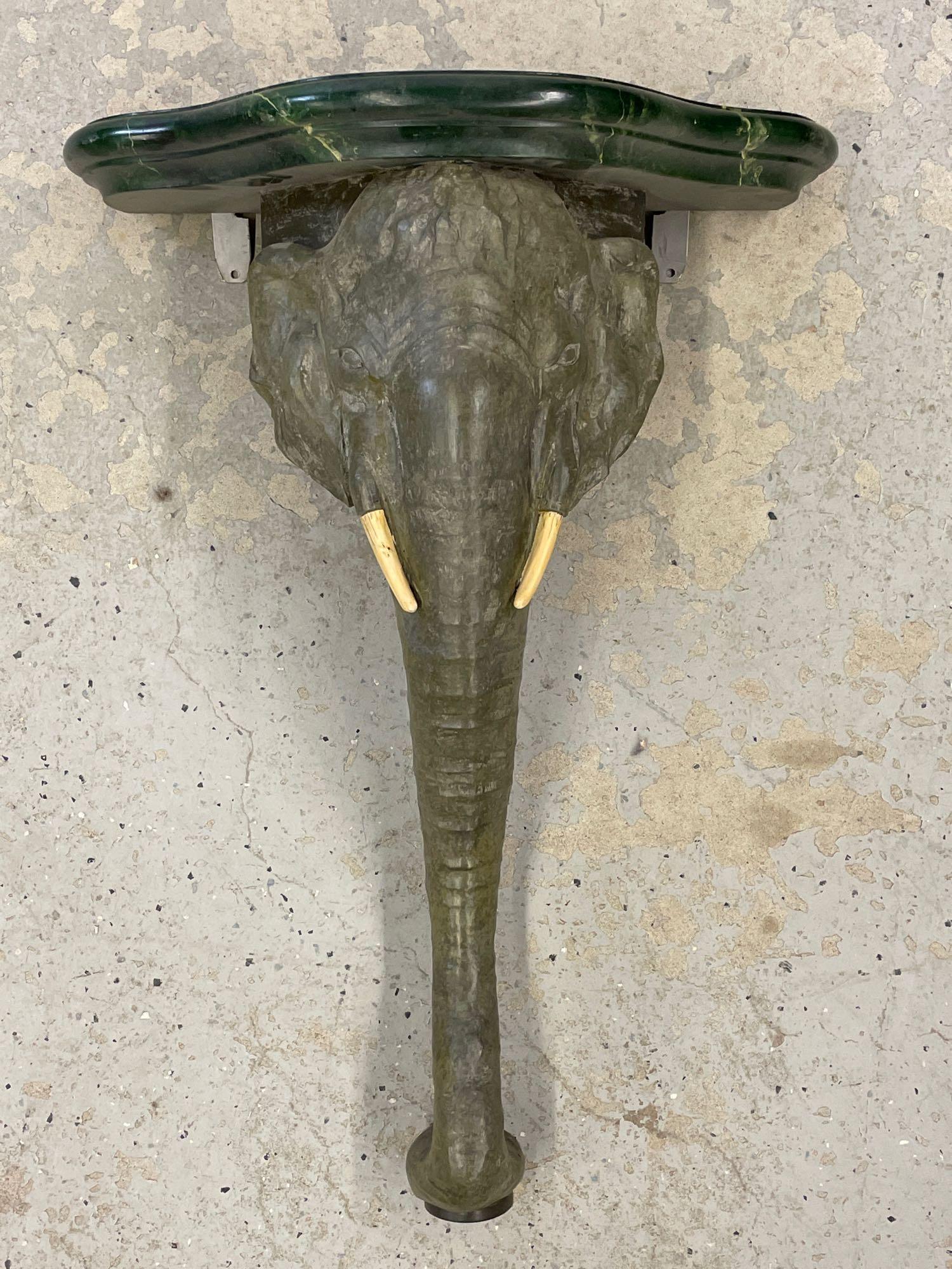 Decorator Elephant-form Wall Console (1 of 4)